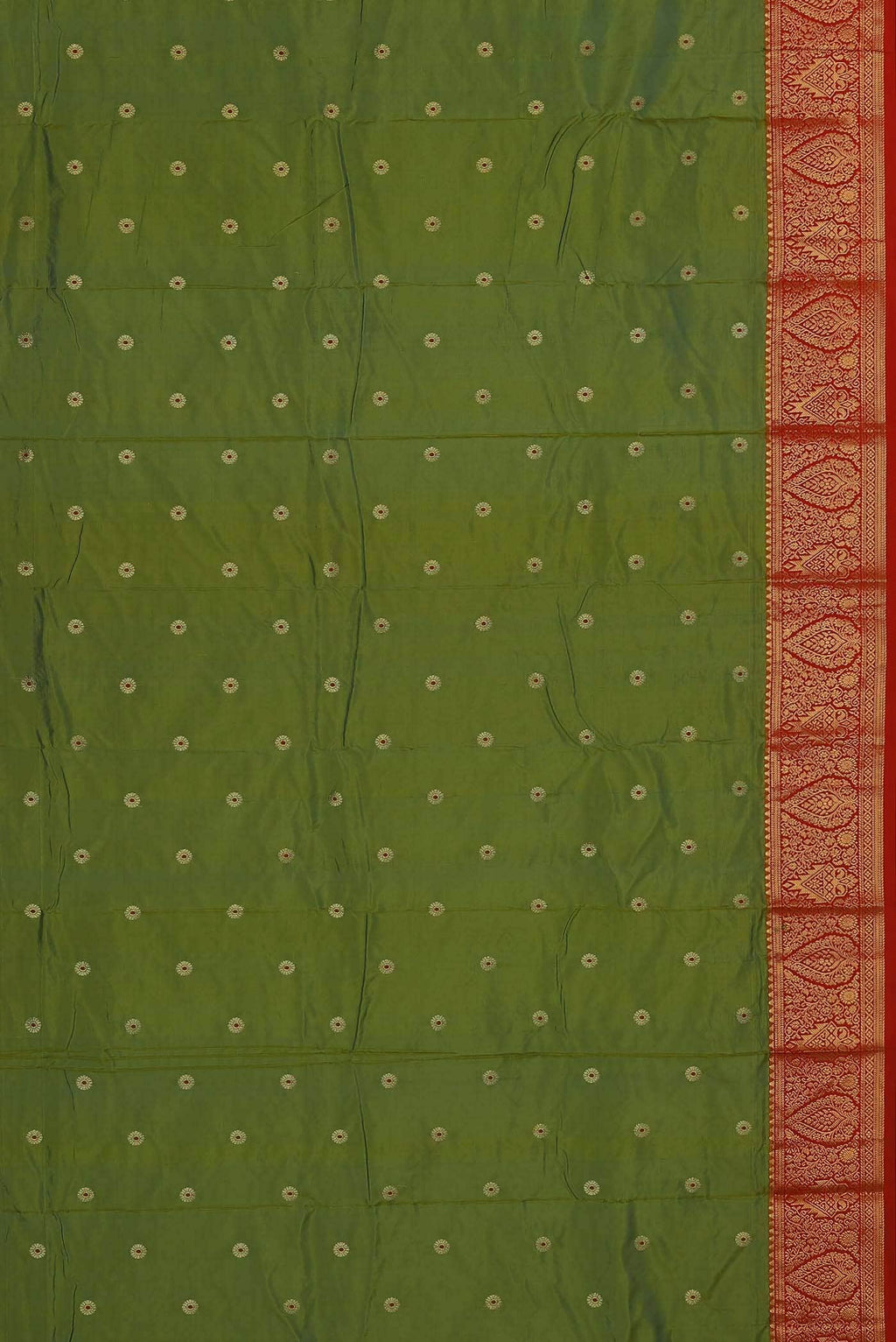 Green Blended Bangalore Silk Saree