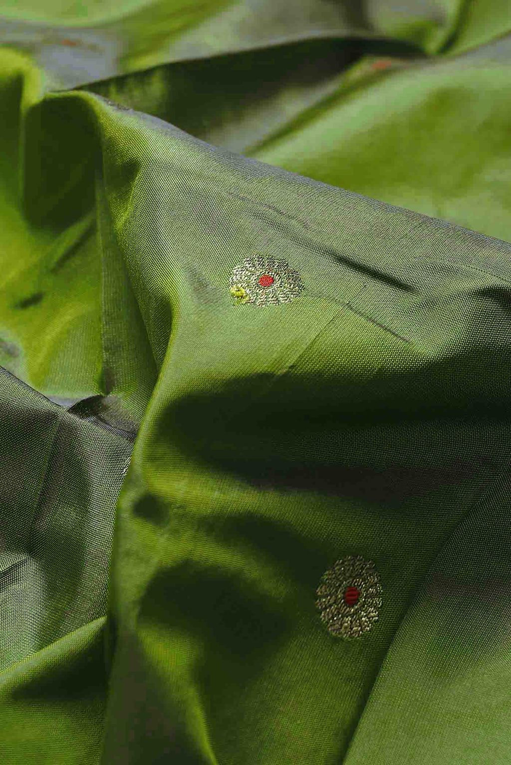 Green Blended Bangalore Silk Saree