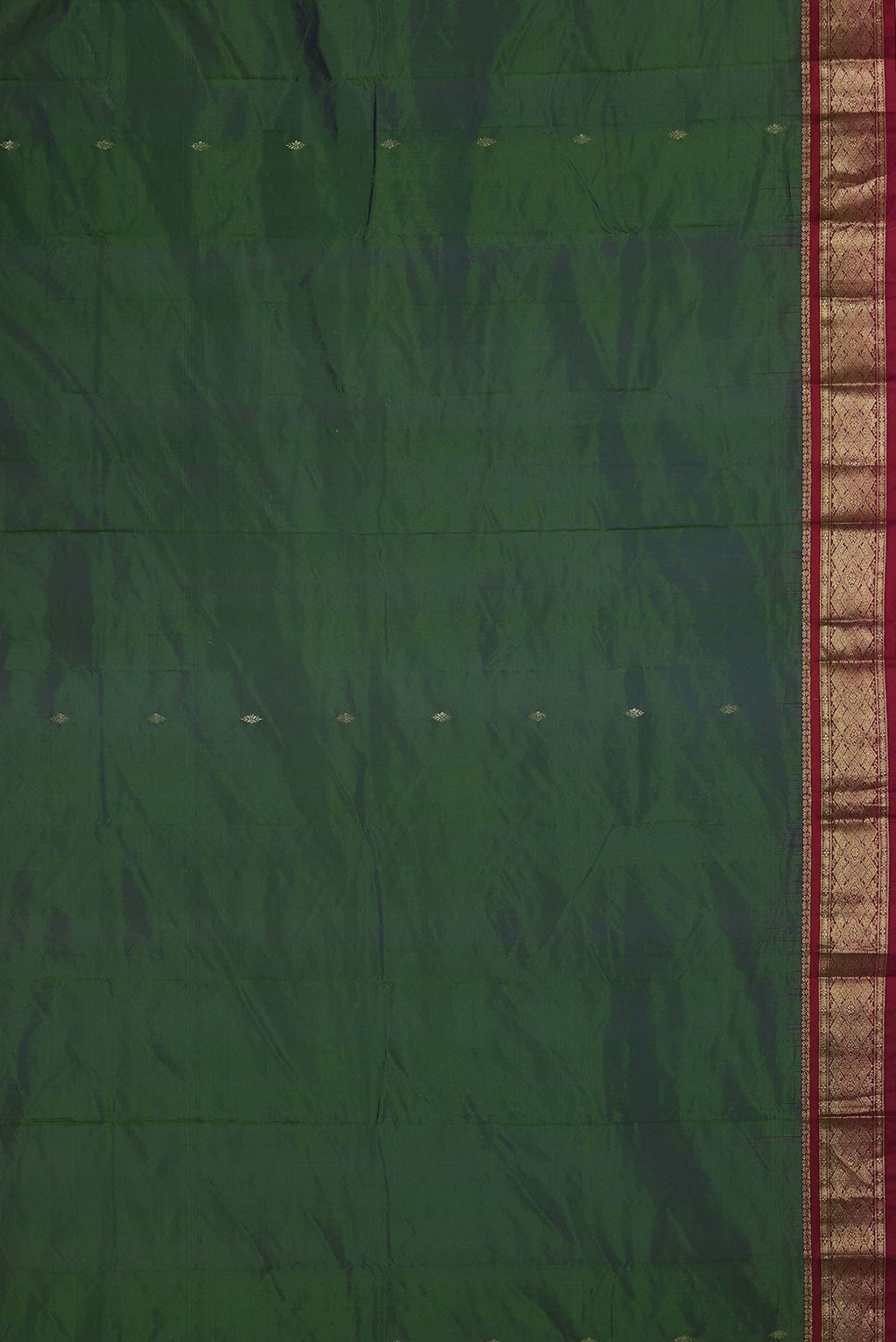 Green Blended Bangalore Silk Saree