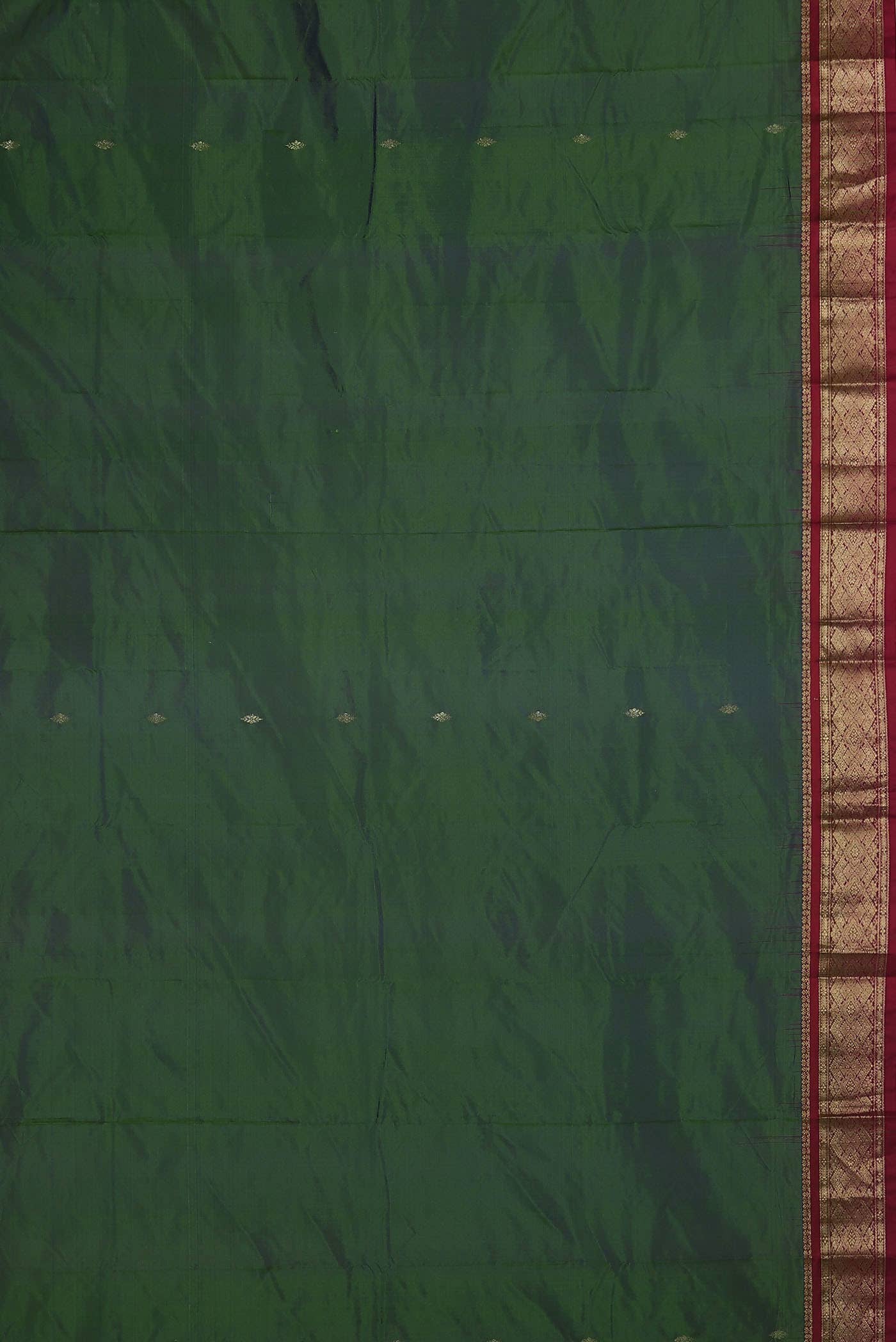 Green Blended Bangalore Silk Saree