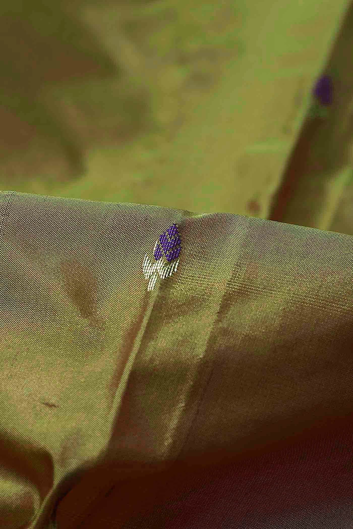 Green Bangalore Silk Saree