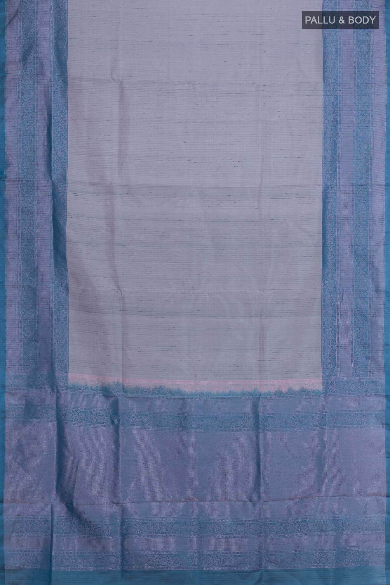 Grey Soft Silk Saree