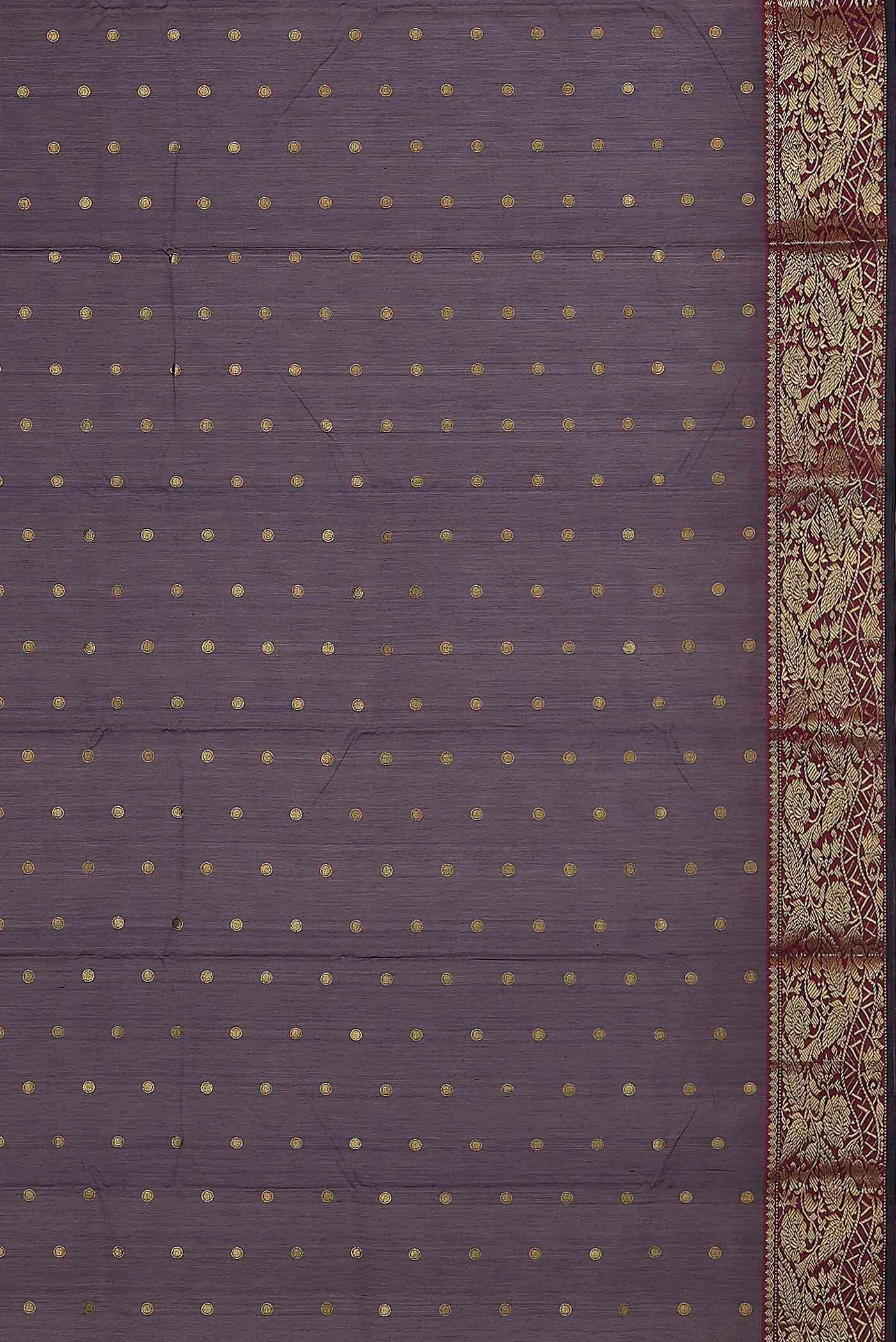Blue Chanderi Silk Saree