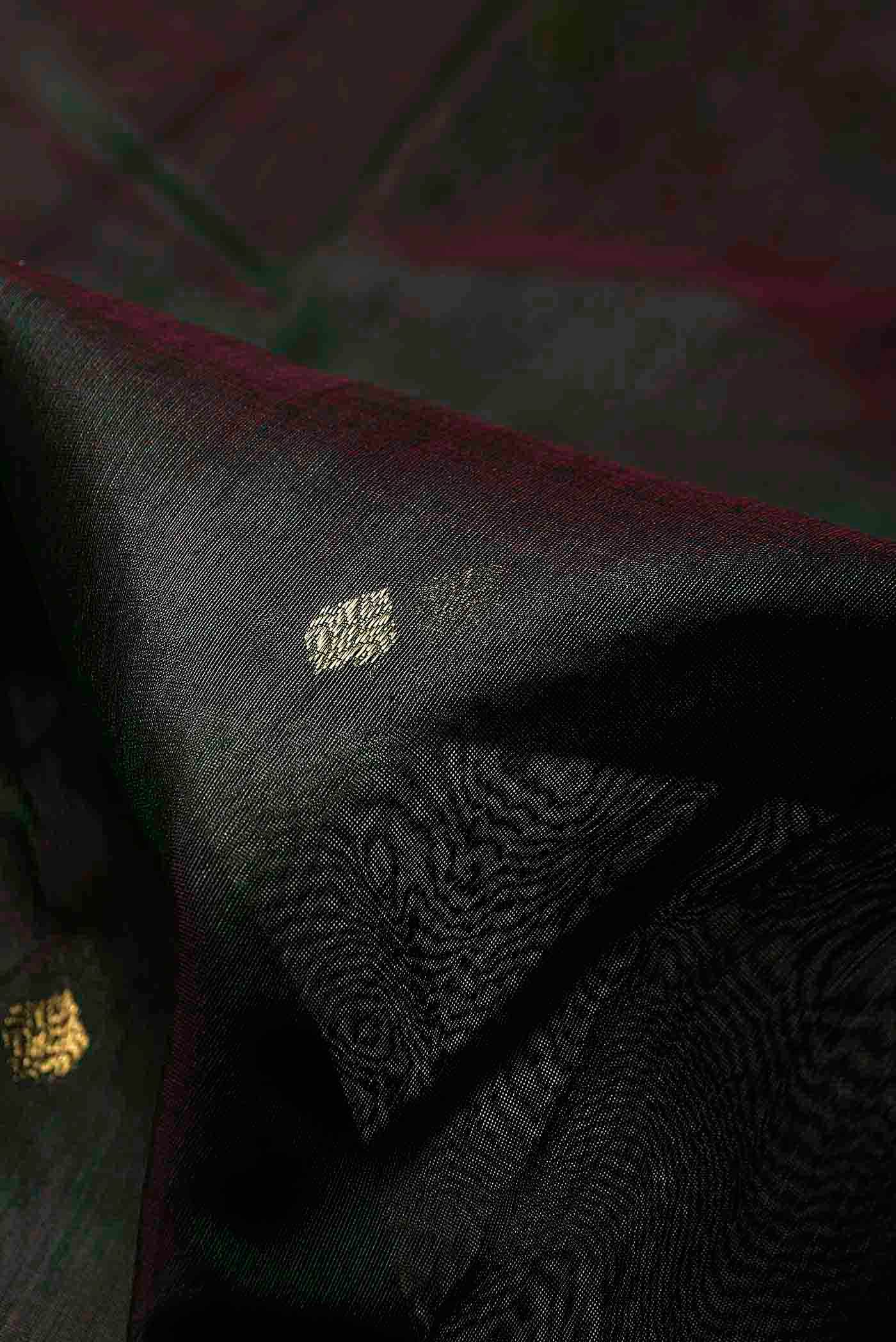 Blue Chanderi Silk Cotton Saree