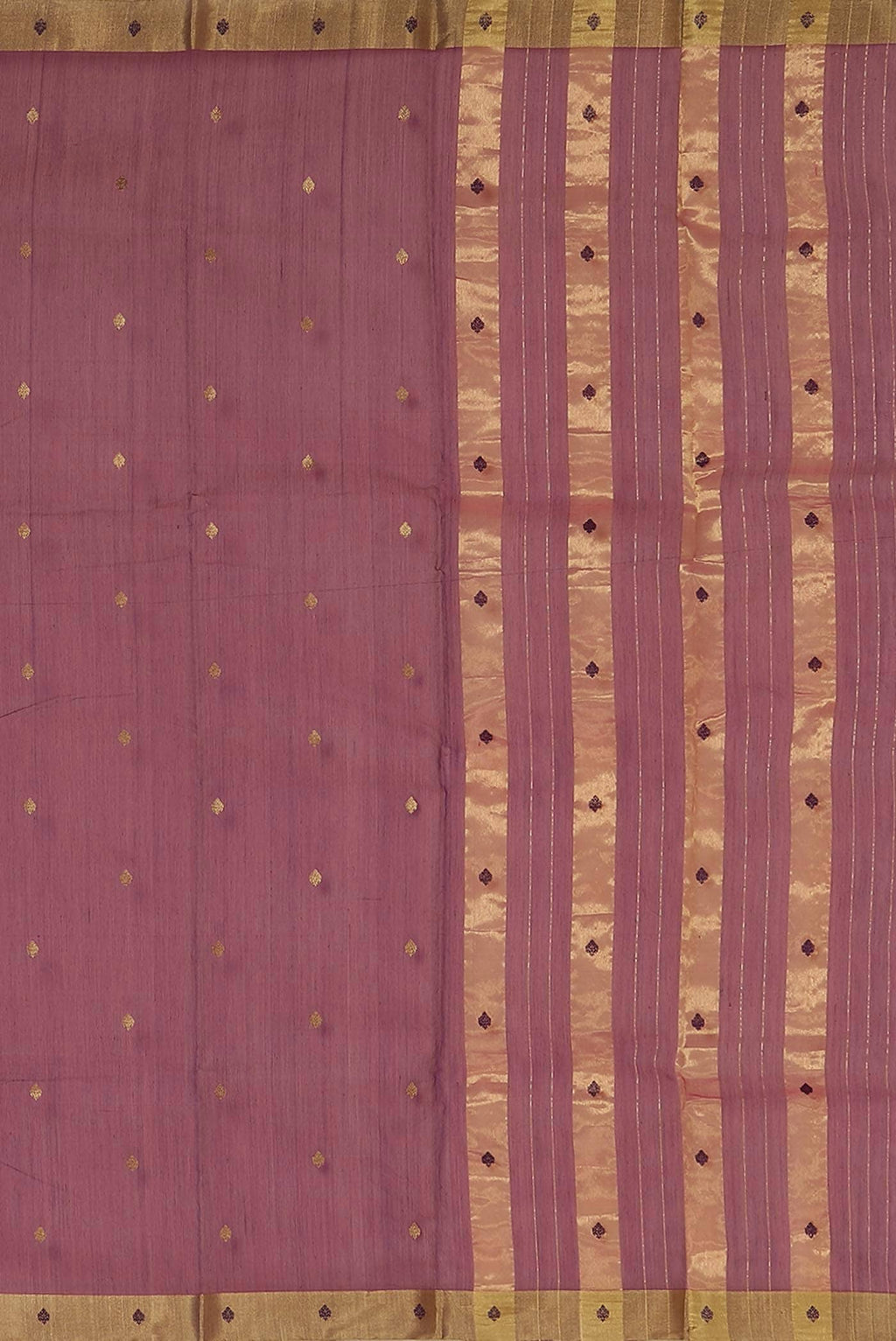 Purple Chanderi Silk Cotton Saree