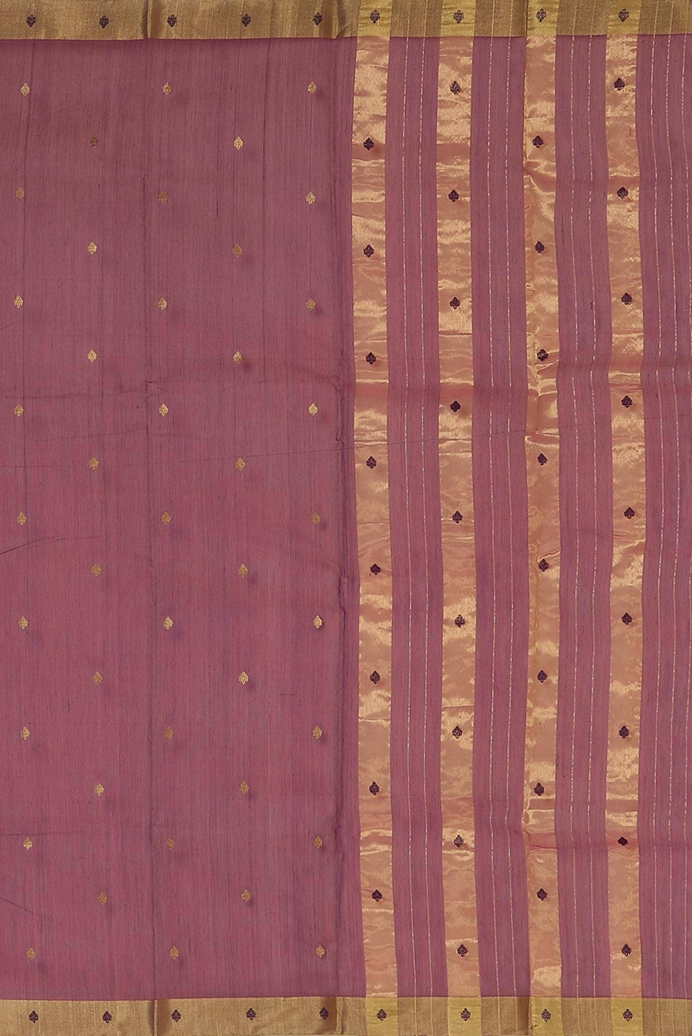Purple Chanderi Silk Cotton Saree