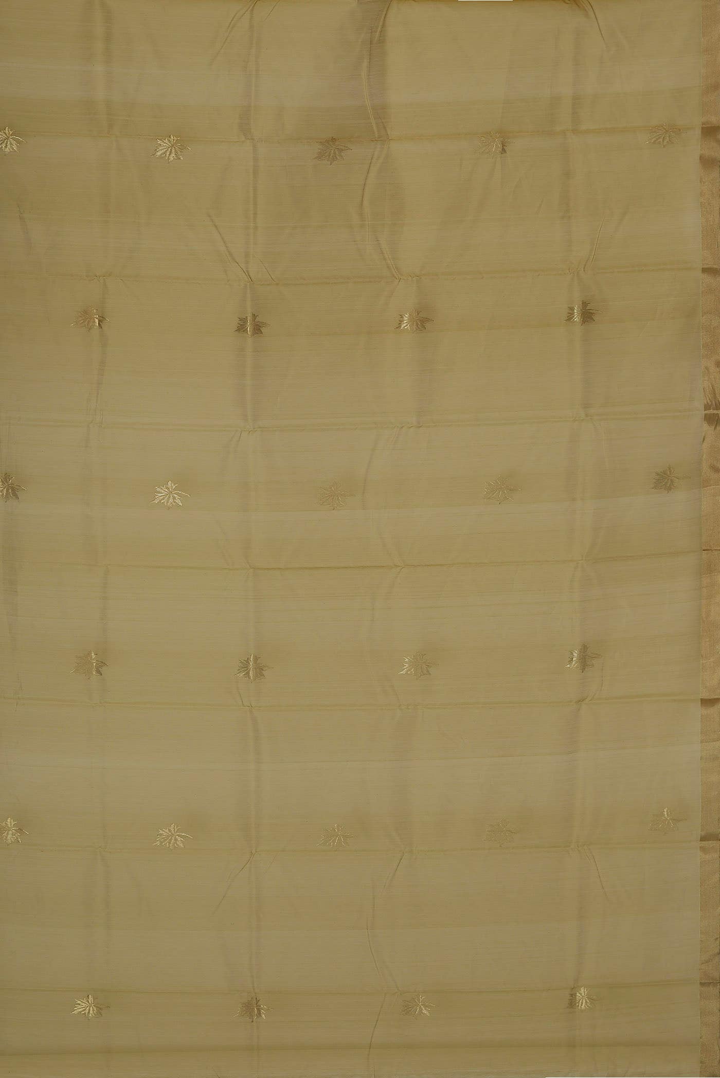 Mustard Chanderi Silk Cotton Saree