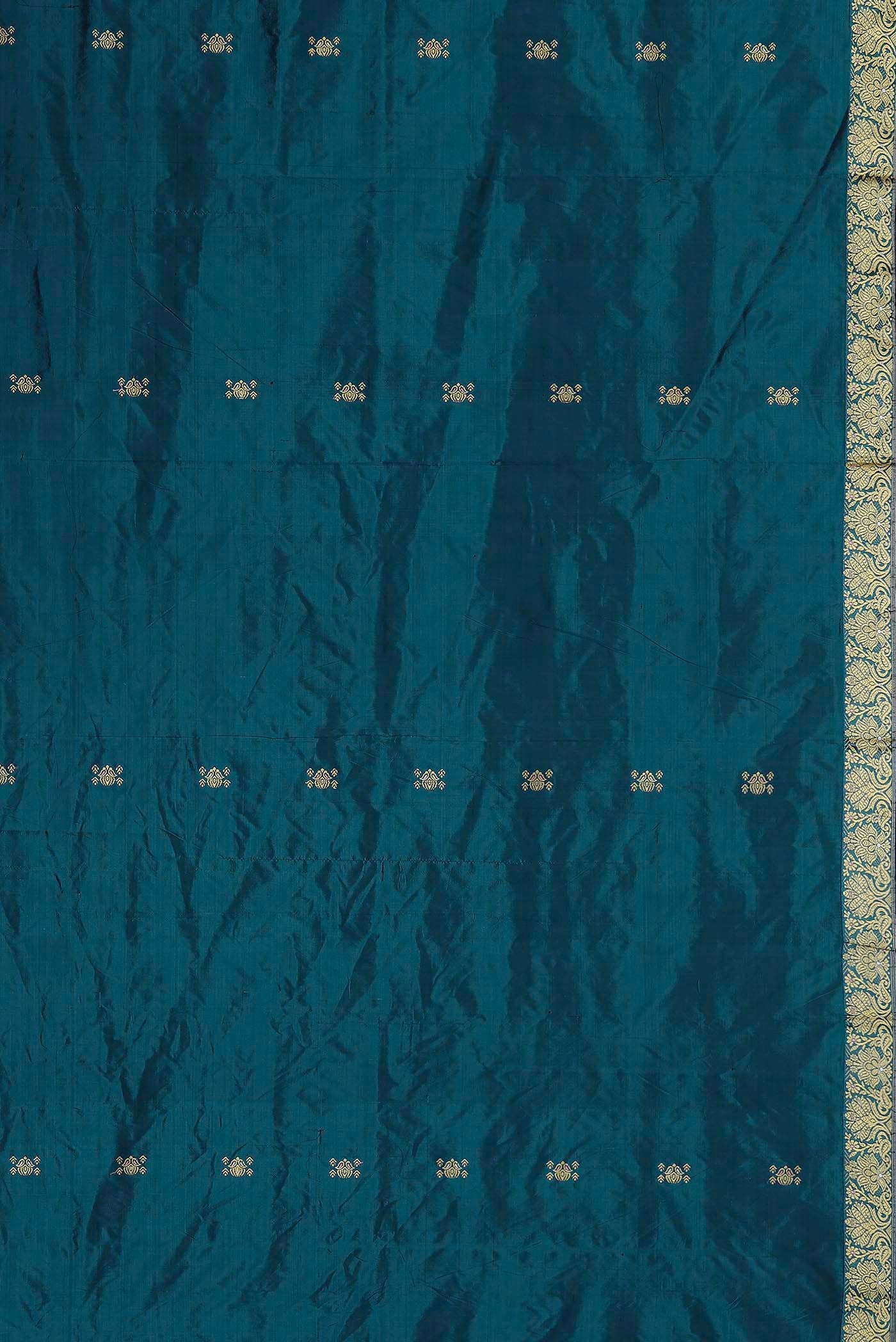Blue Assam Silk Saree