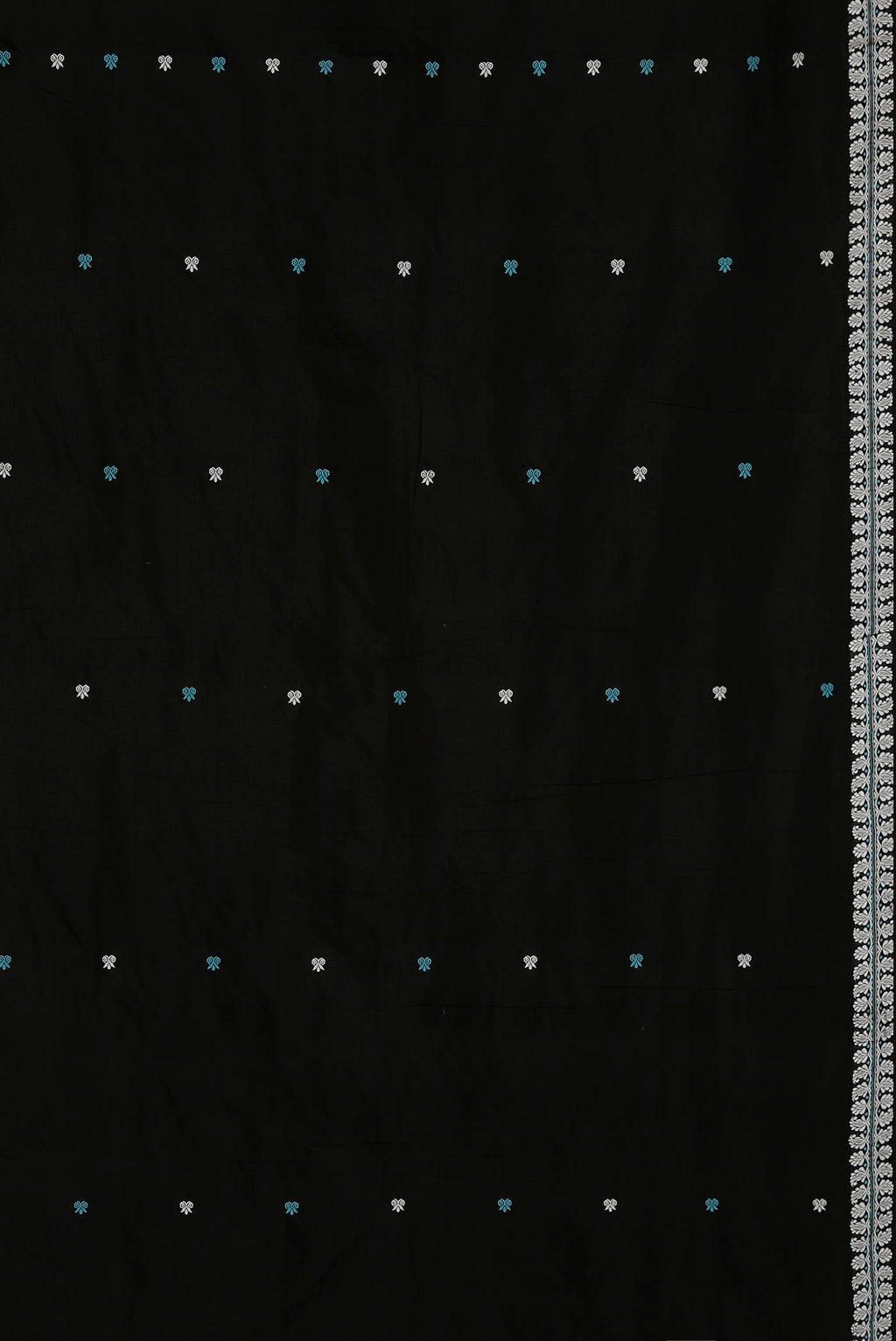 Black Assam Silk Saree