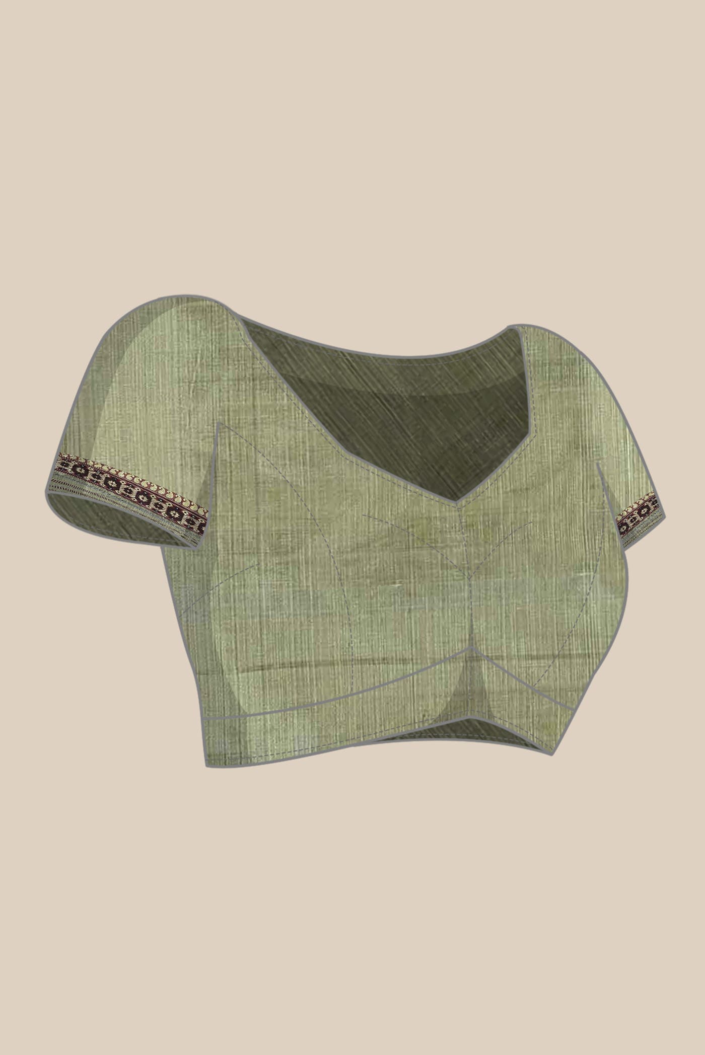 Green Assam Silk Saree
