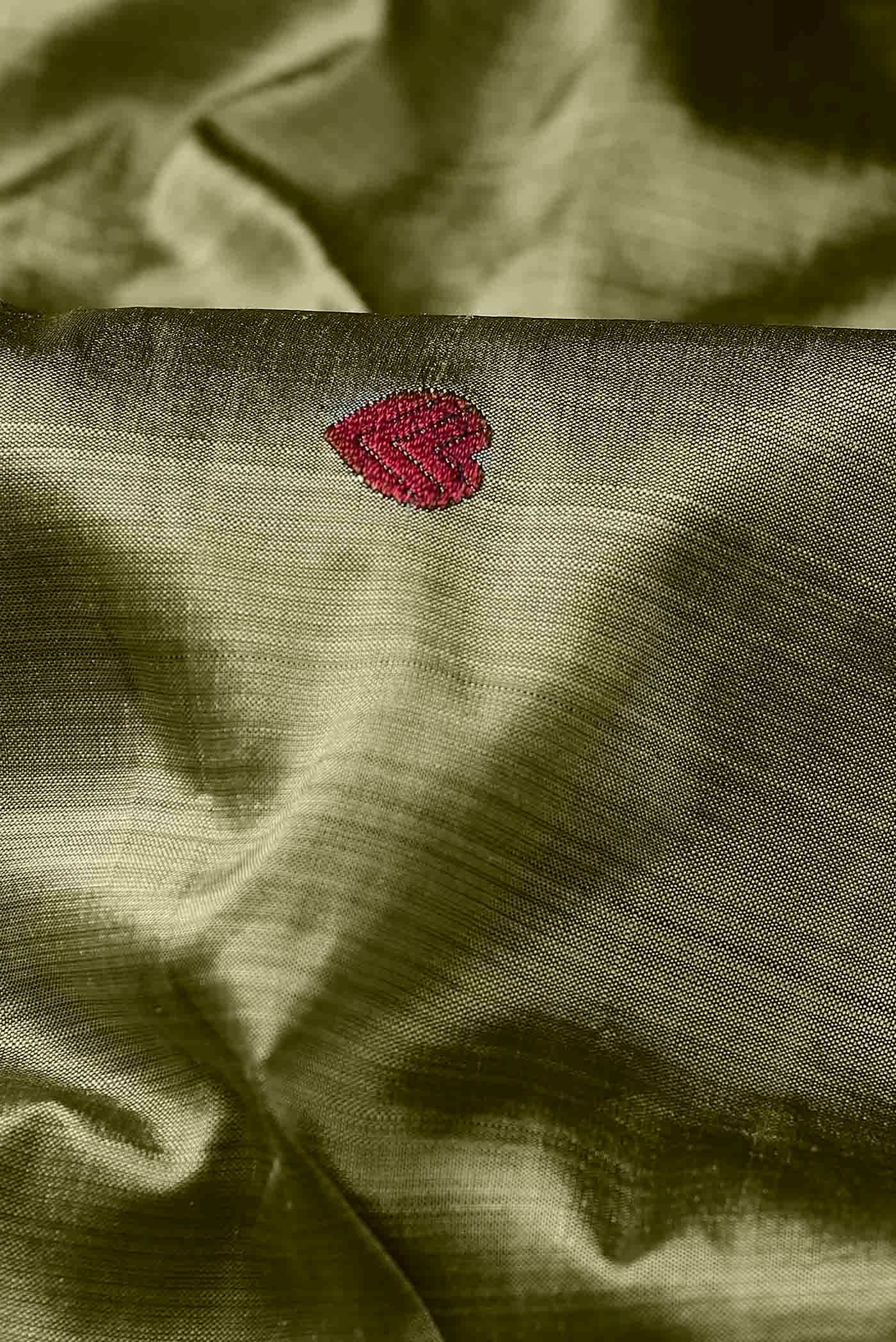 Green Assam Silk Saree
