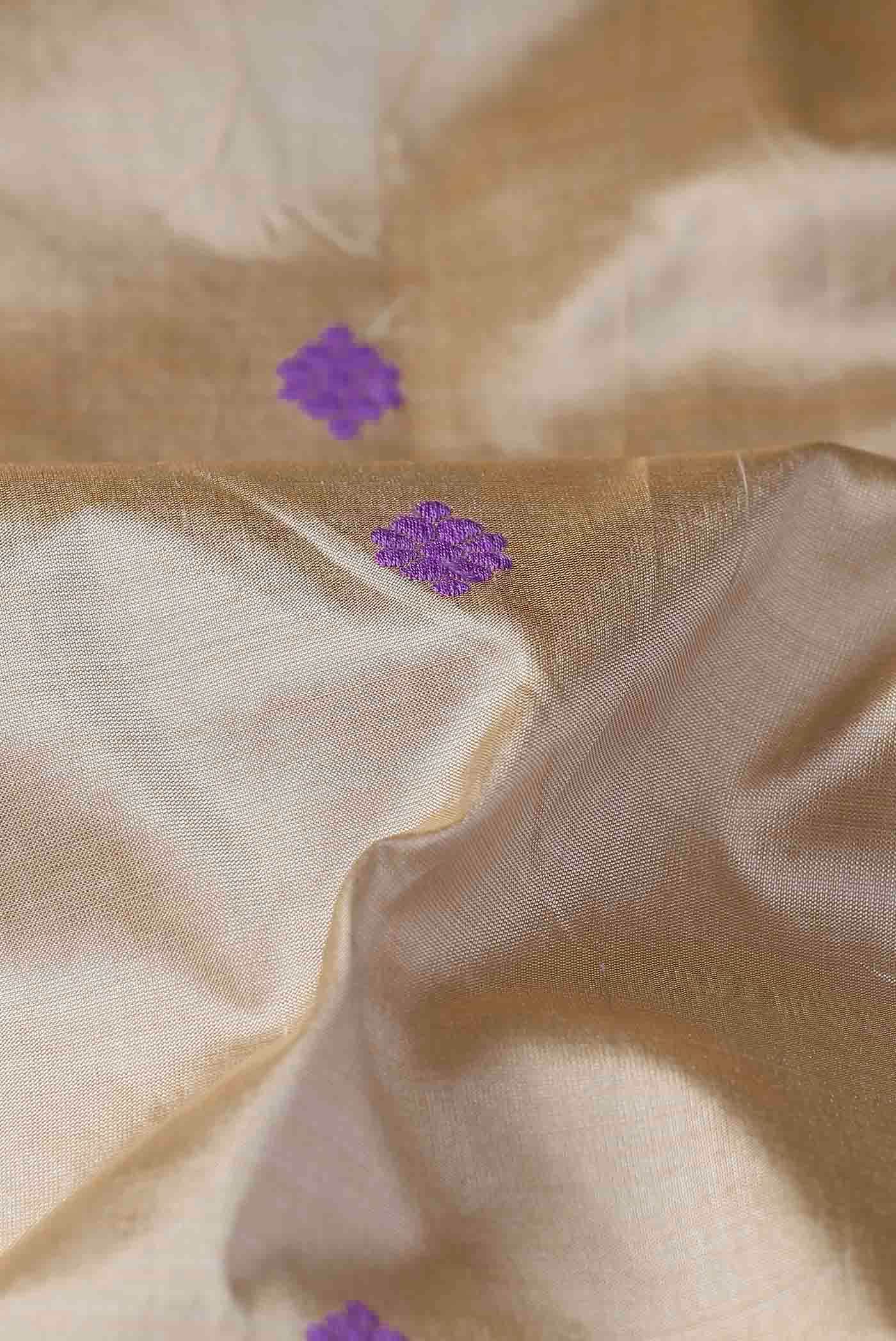 Beige Assam Silk Saree
