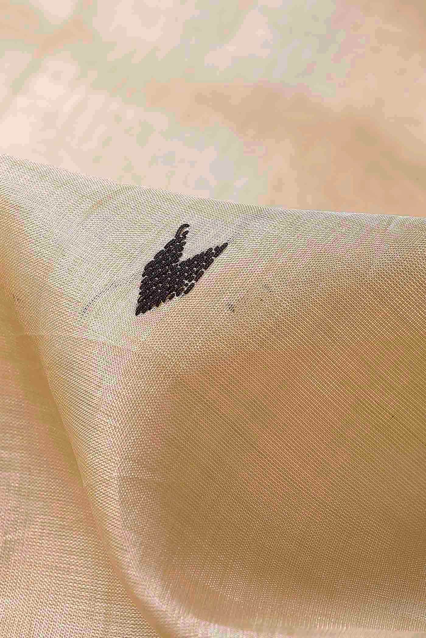 Beige Assam Silk Saree