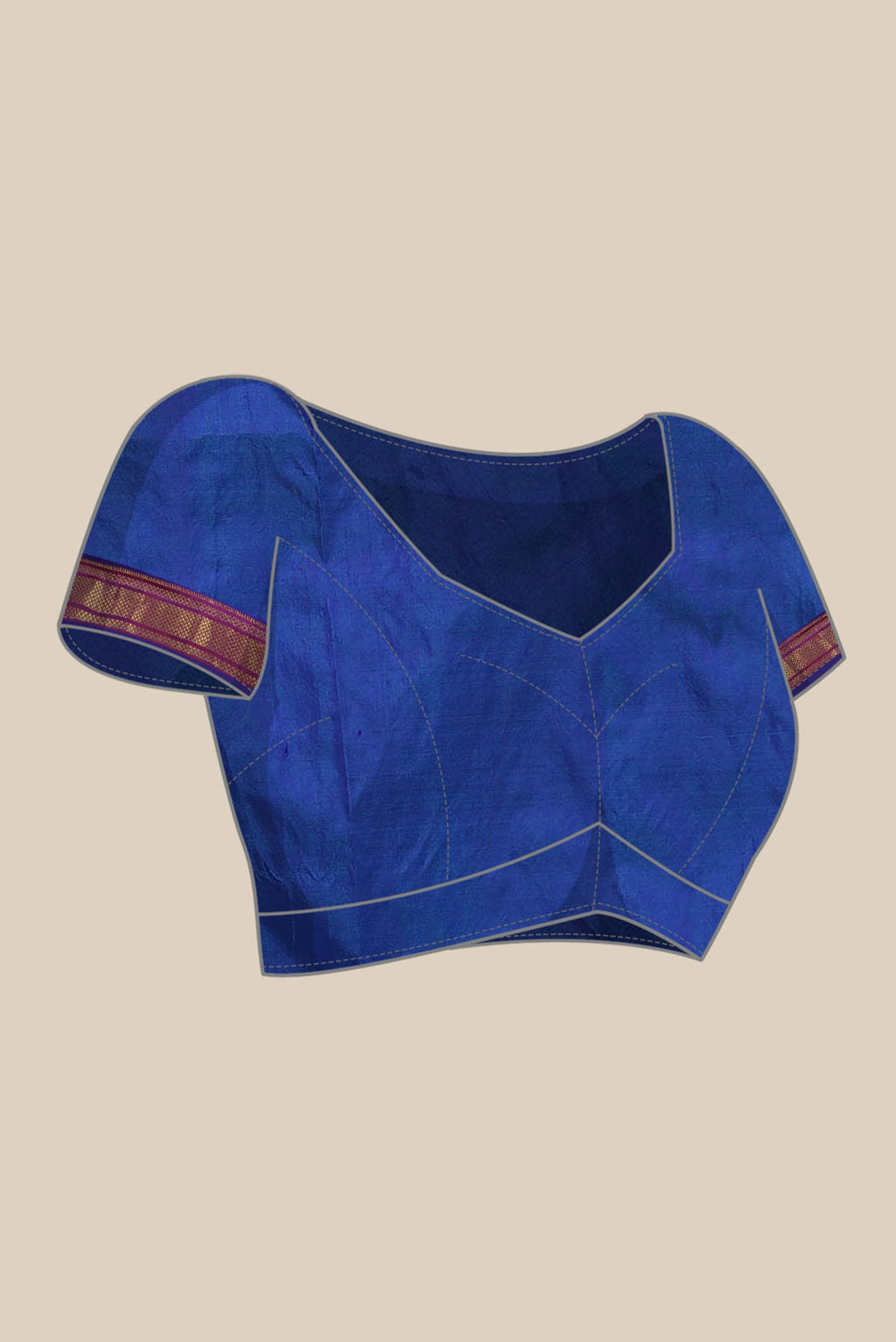 Royal Blue Paithani Silk Saree