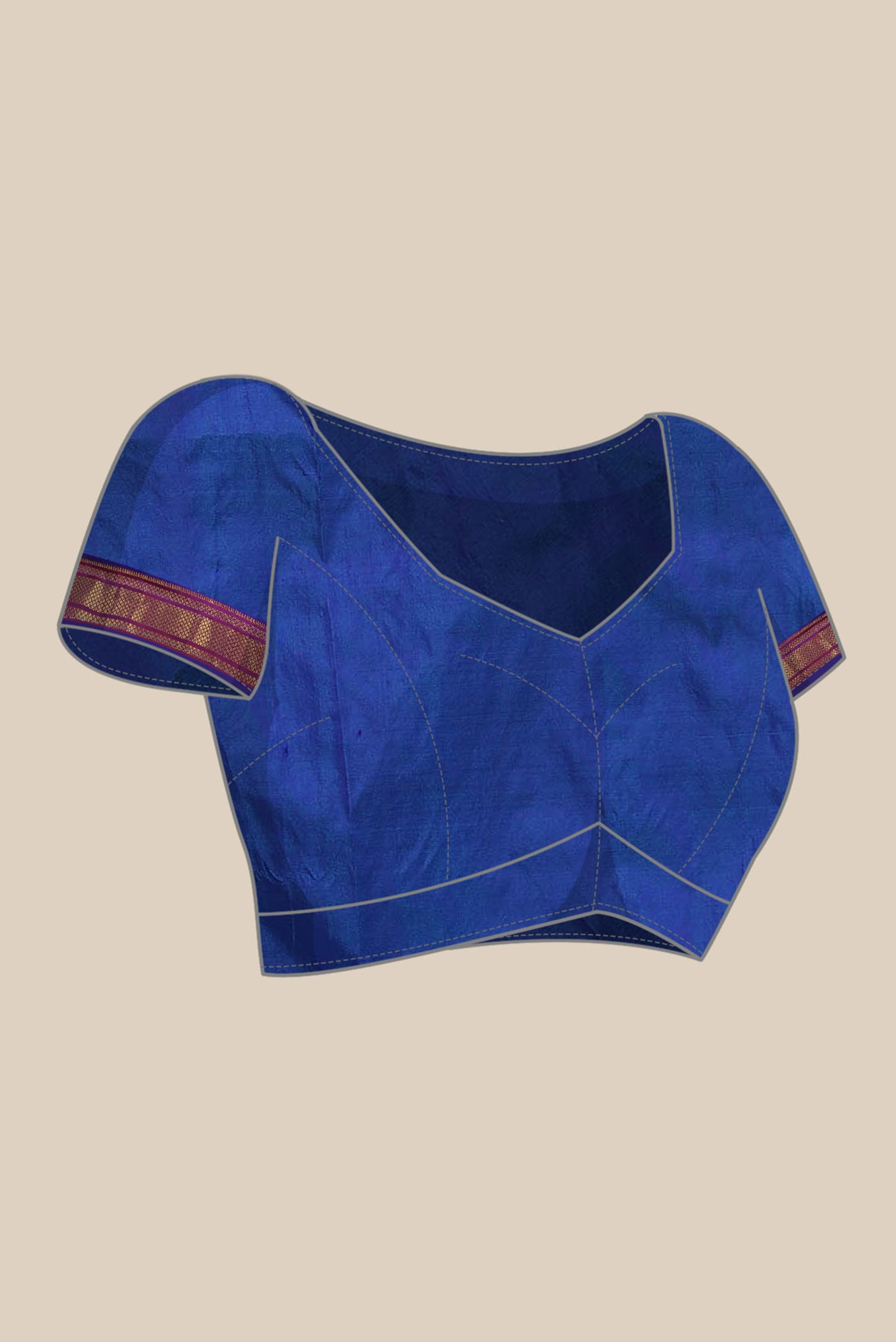 Royal Blue Paithani Silk Saree
