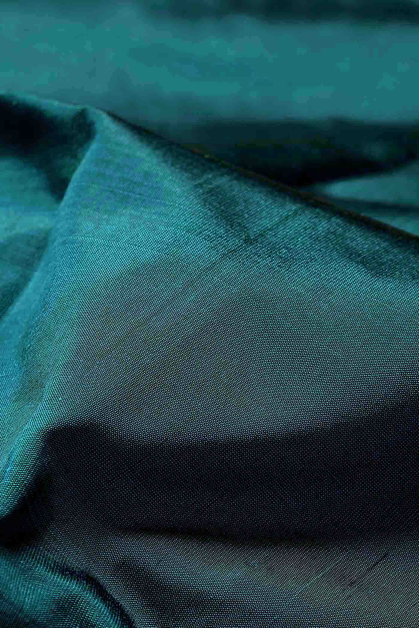 Blue Blended Bangalore Silk Saree