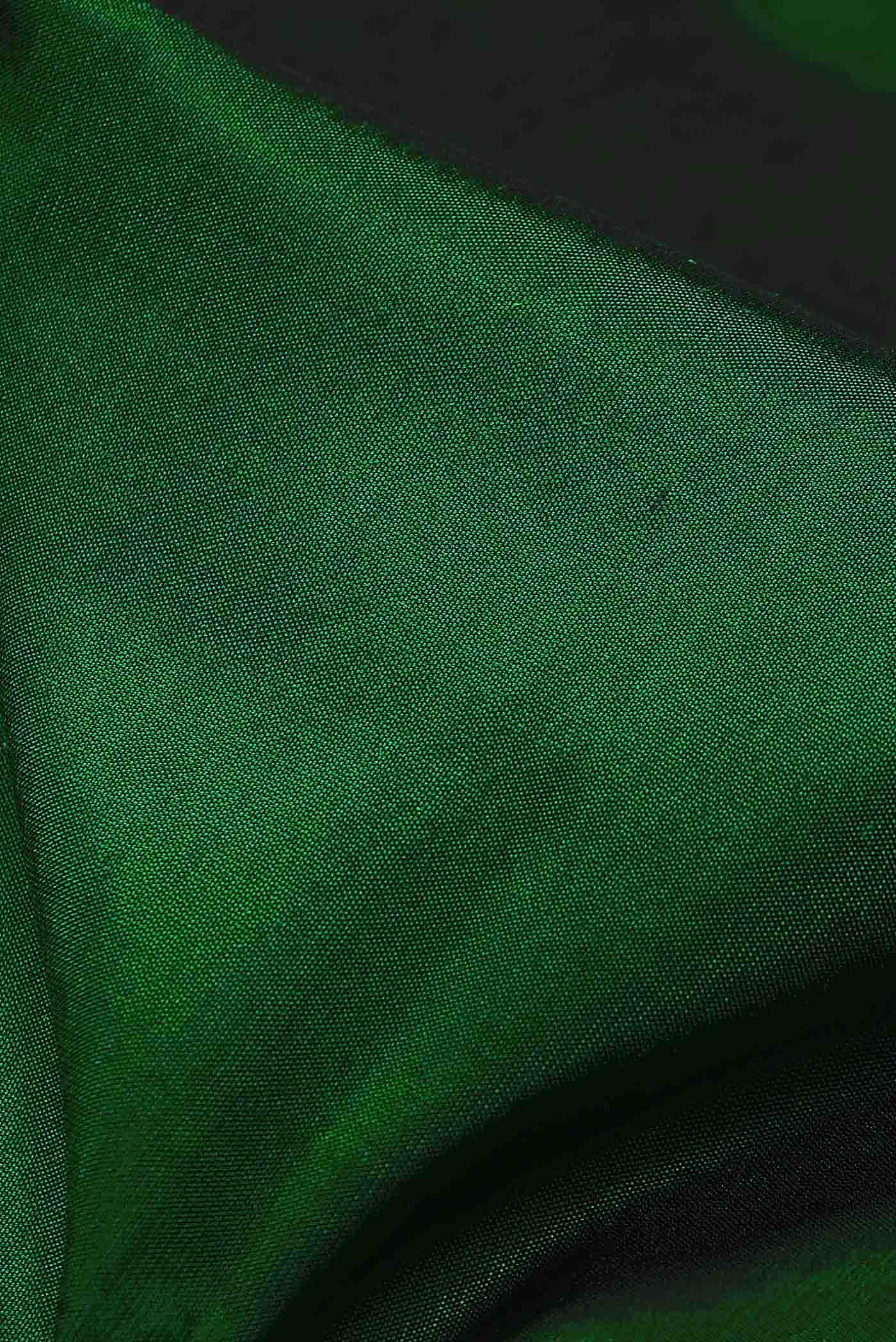 Green Blended Bangalore Silk Saree