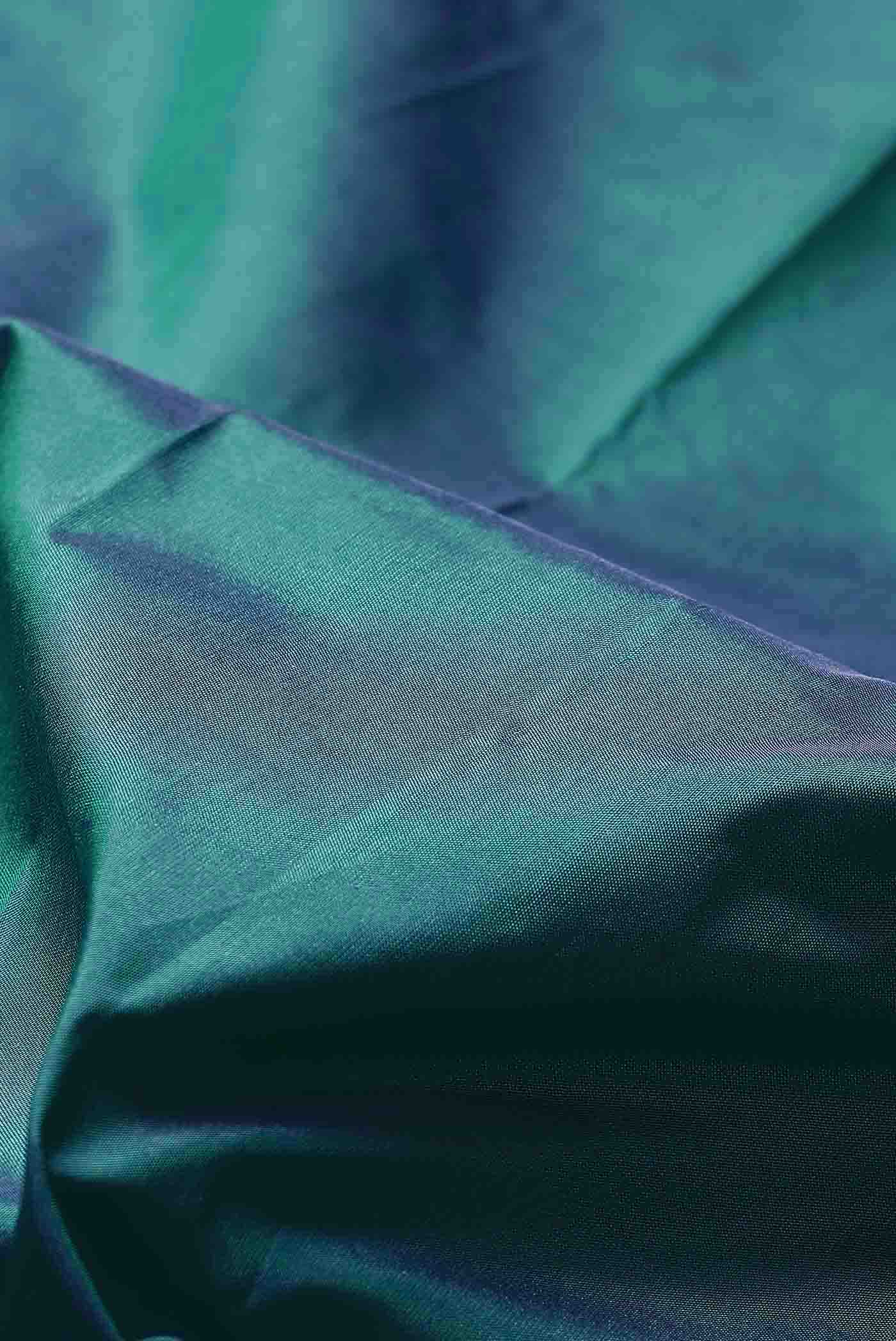 Blue Blended Bangalore Silk Saree
