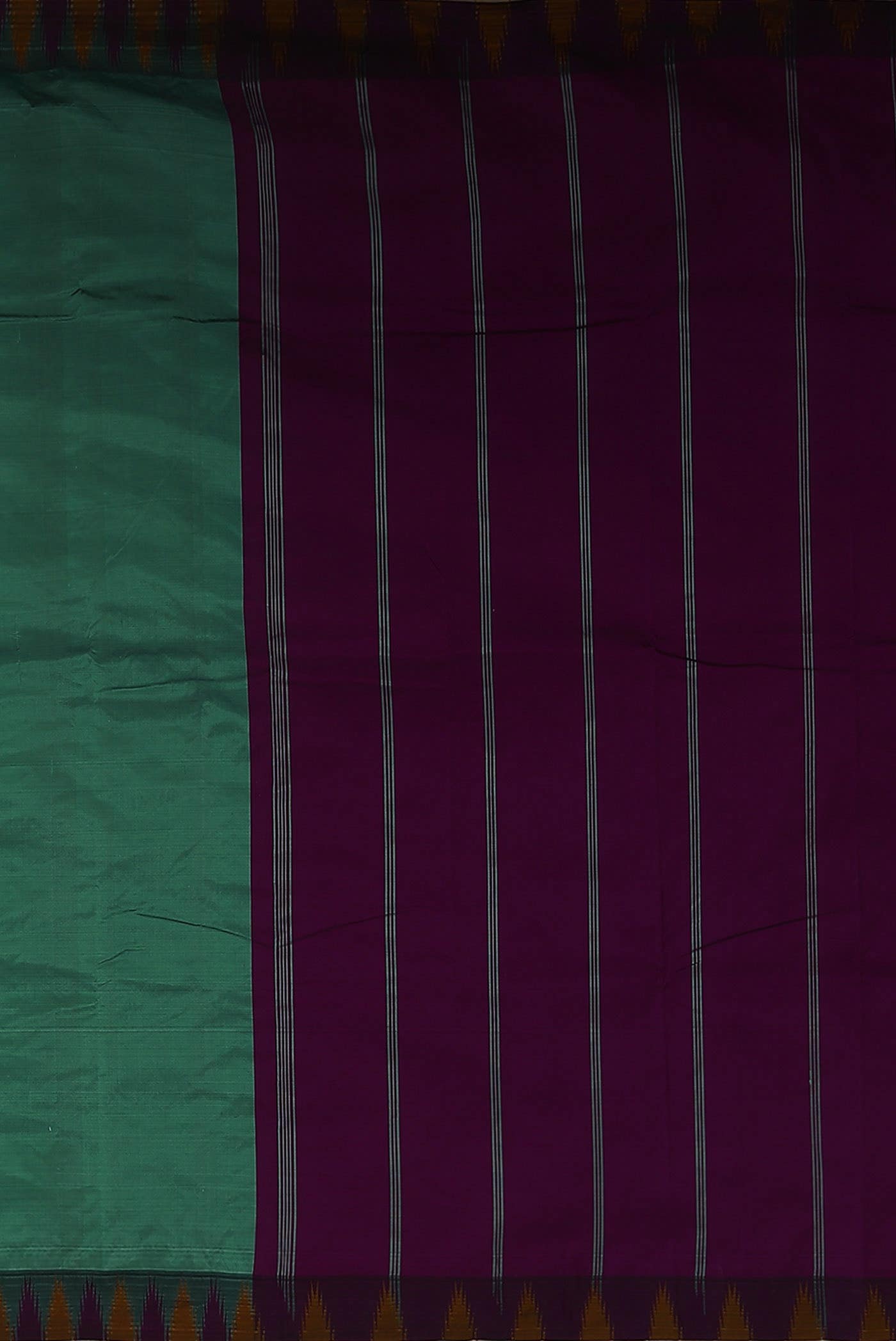 Green Blended Bangalore Silk Saree