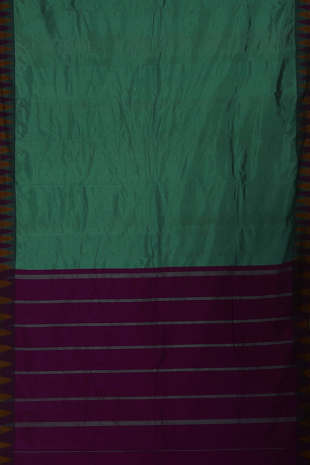 Green Blended Bangalore Silk Saree
