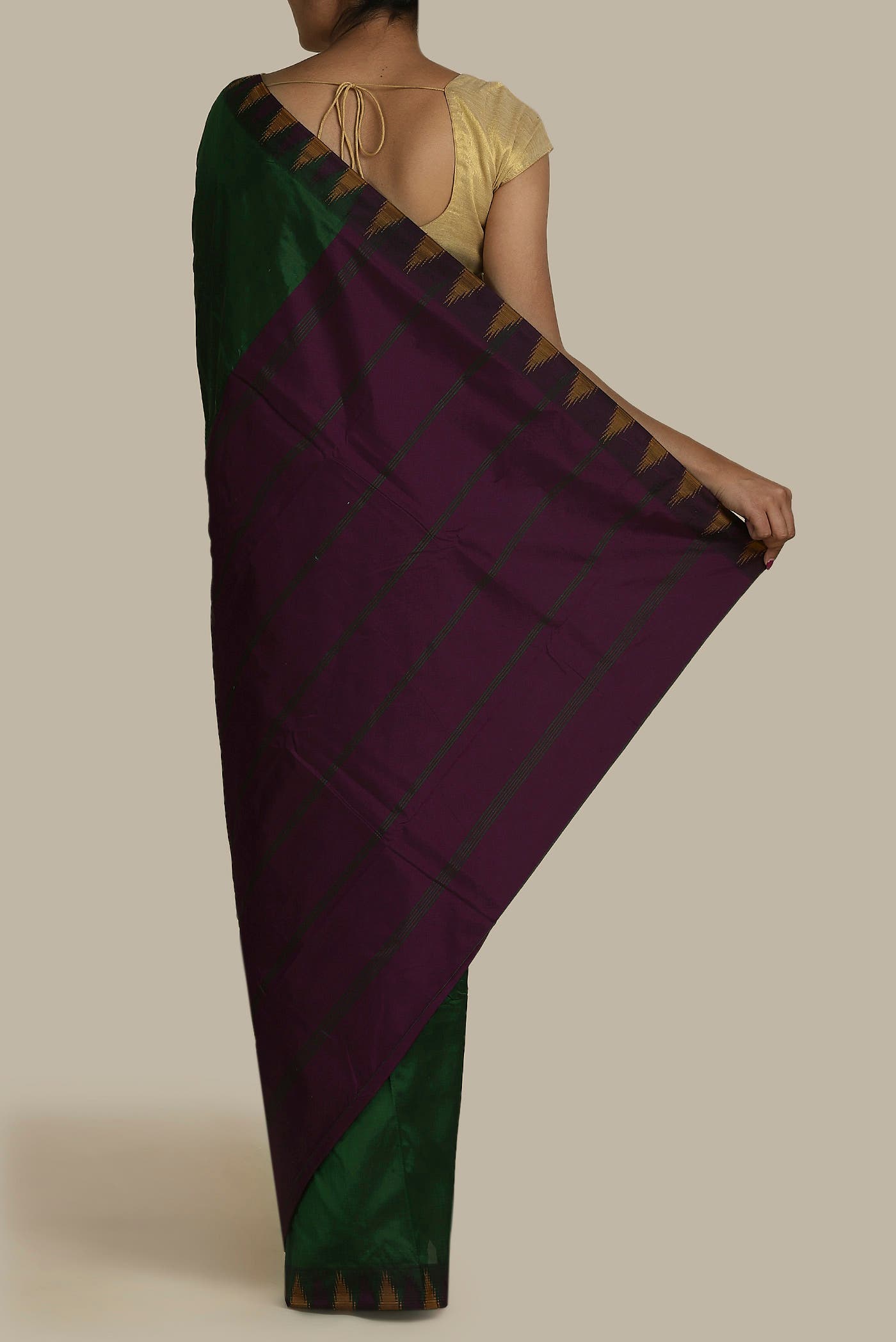 Green Bangalore Silk Saree