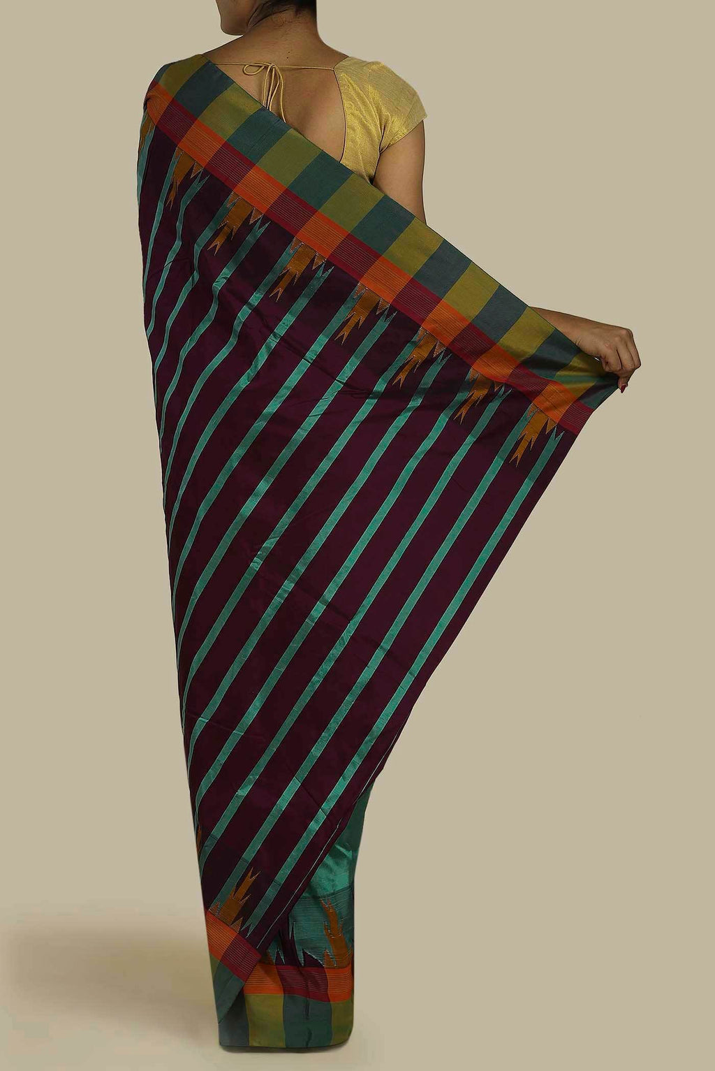 Green Bangalore Silk Saree
