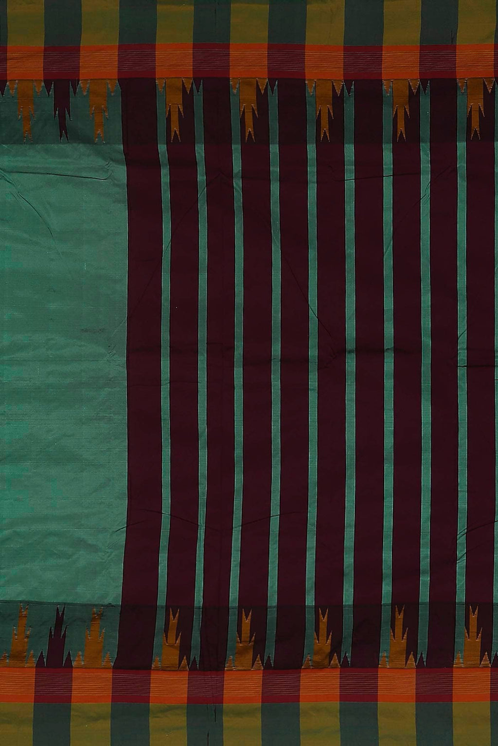 Green Bangalore Silk Saree