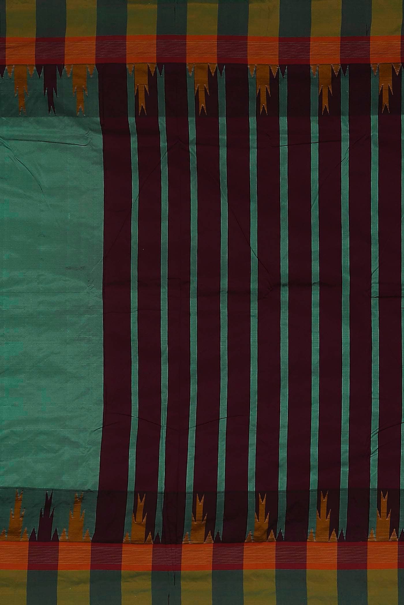Green Bangalore Silk Saree