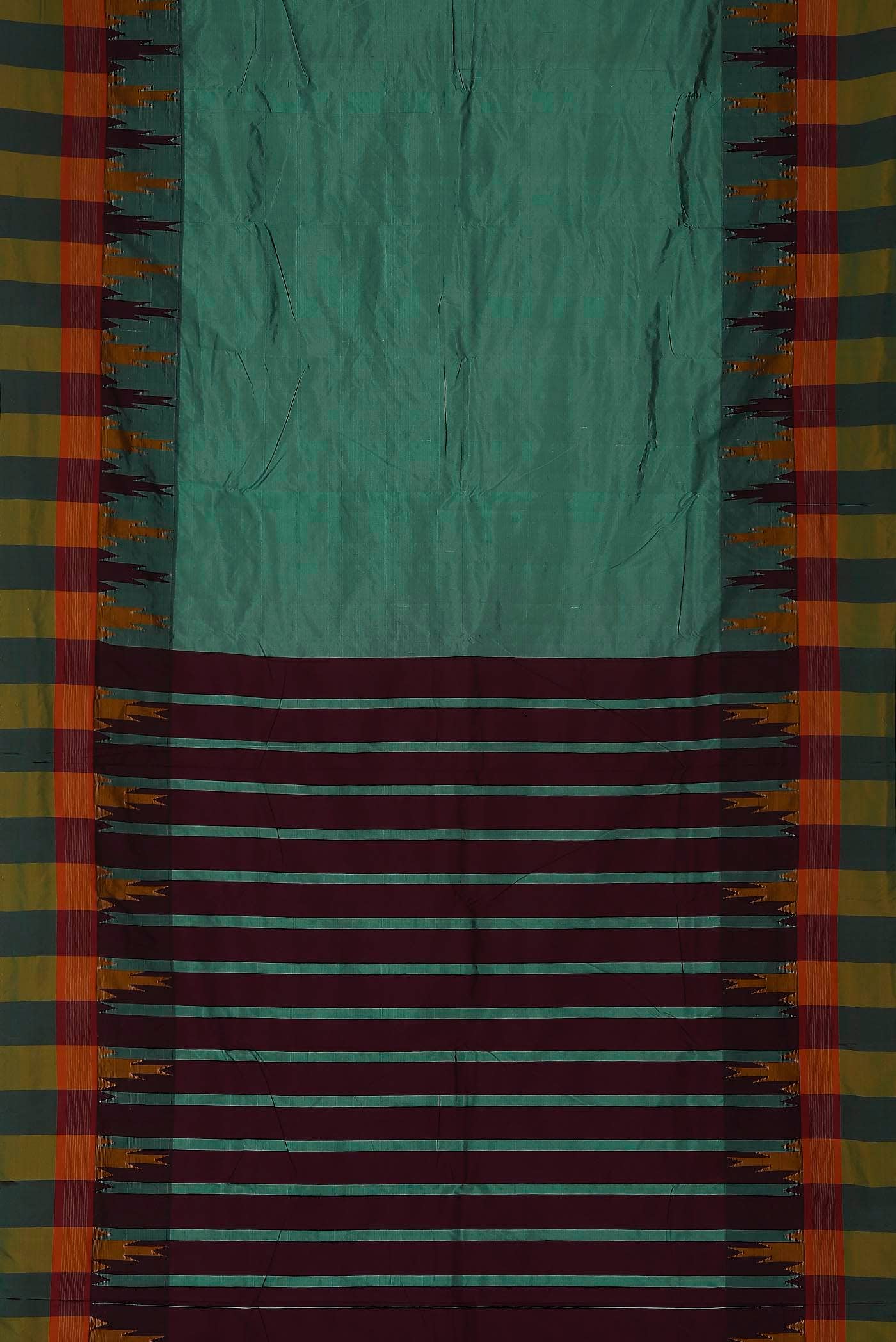 Green Bangalore Silk Saree