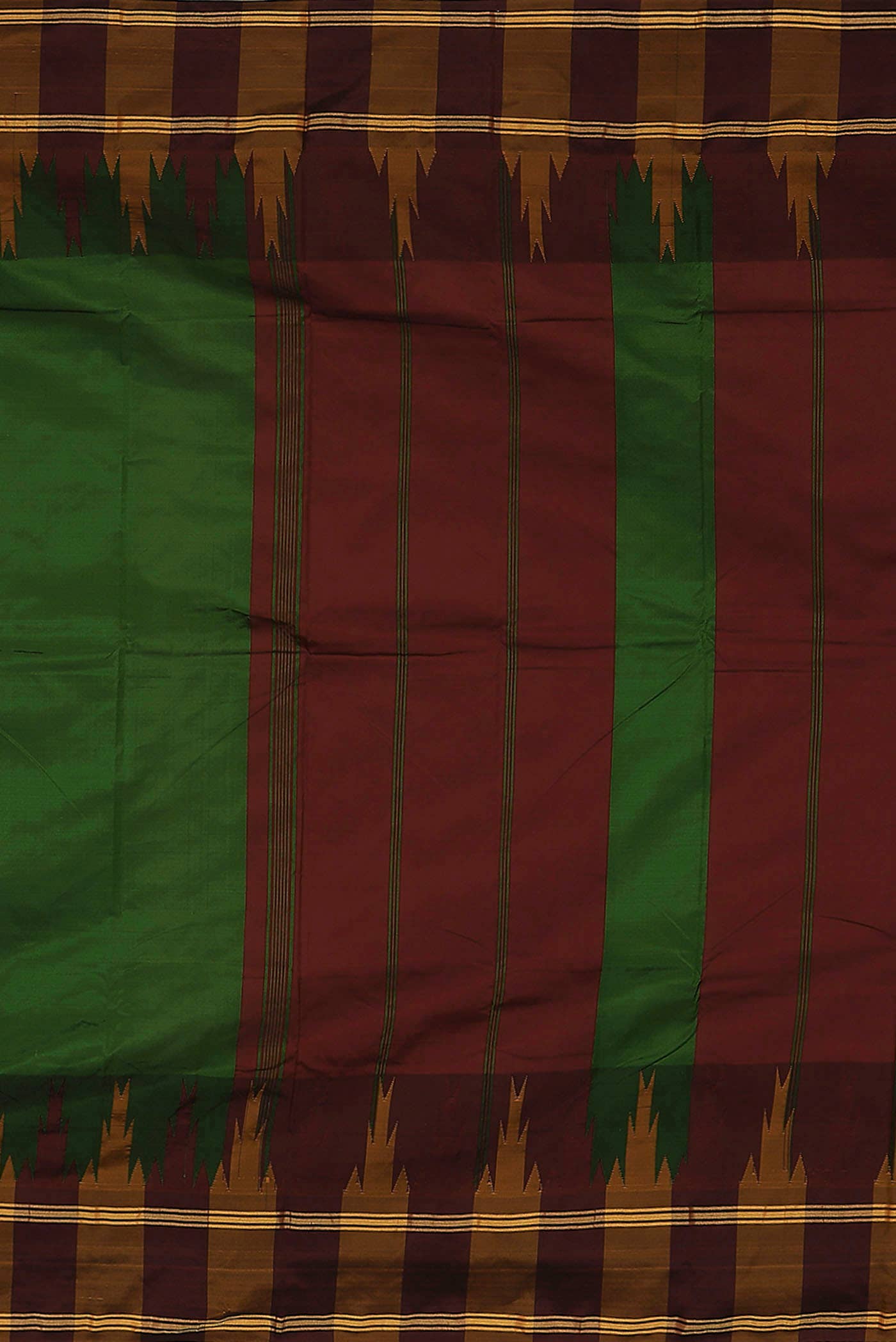 Green Blended Bangalore Silk Saree