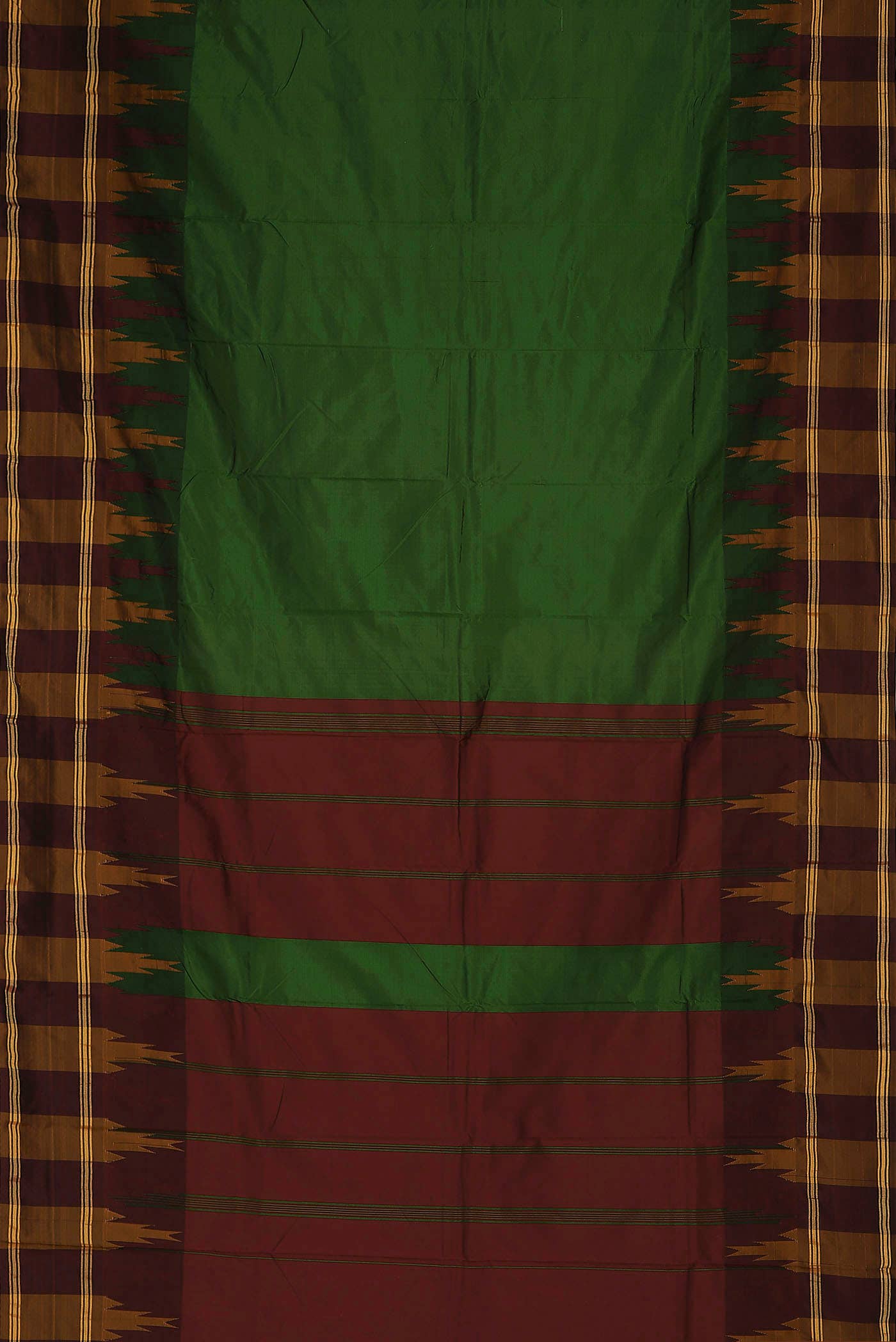 Green Blended Bangalore Silk Saree