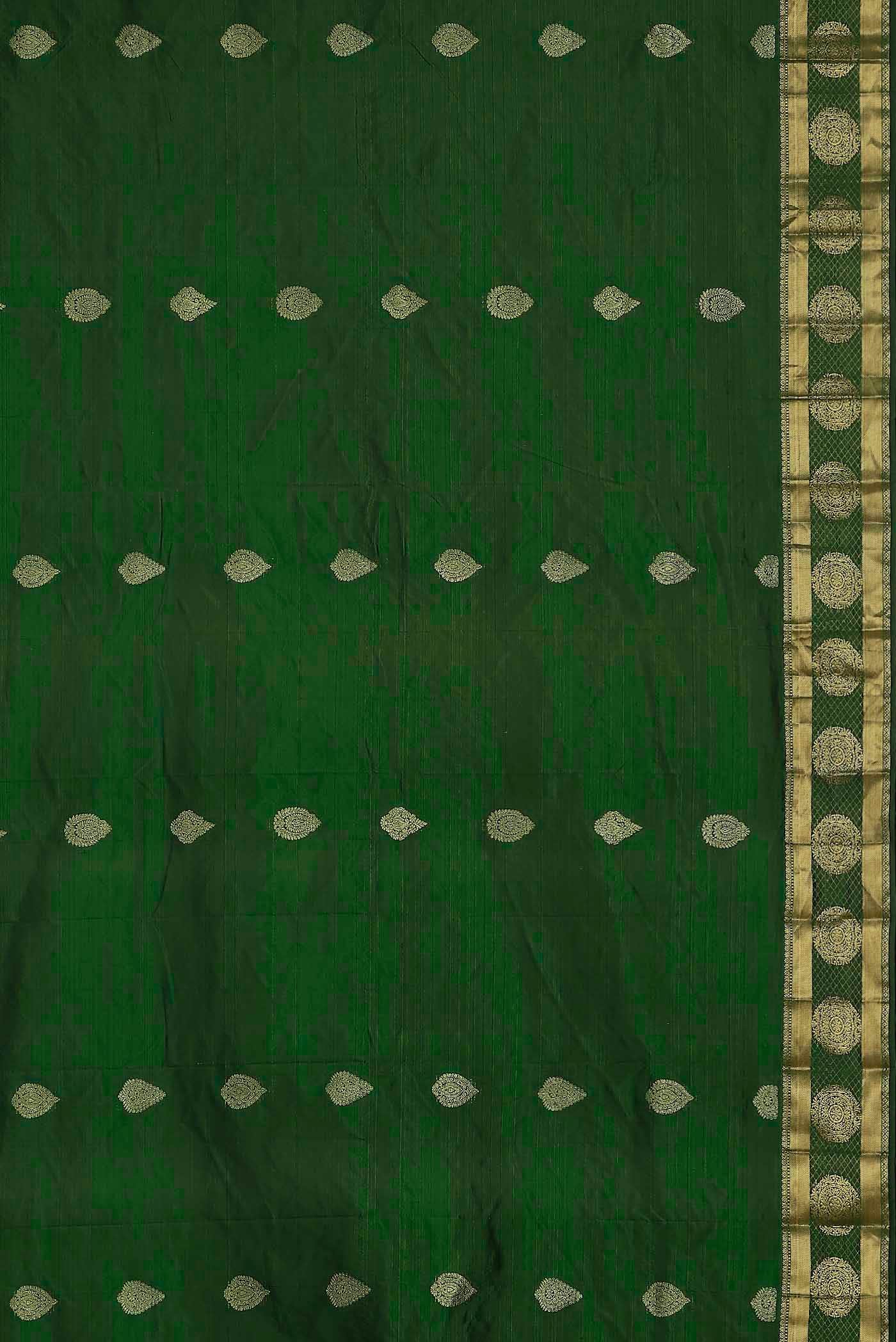 Green Blended Bangalore Silk Saree