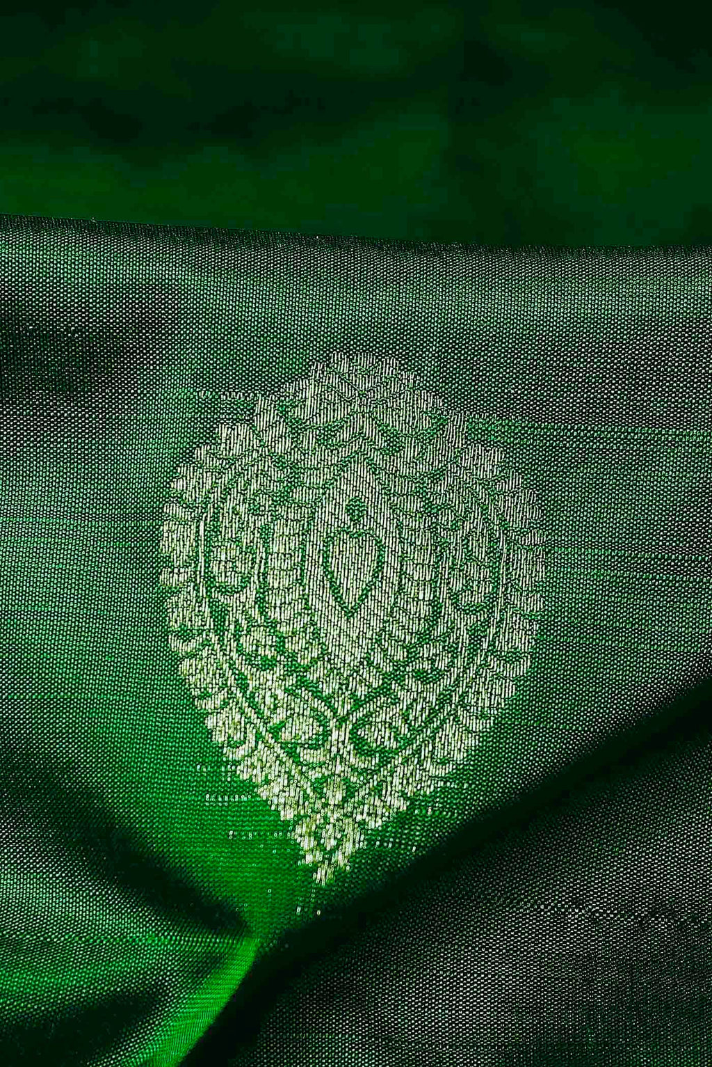Green Blended Bangalore Silk Saree