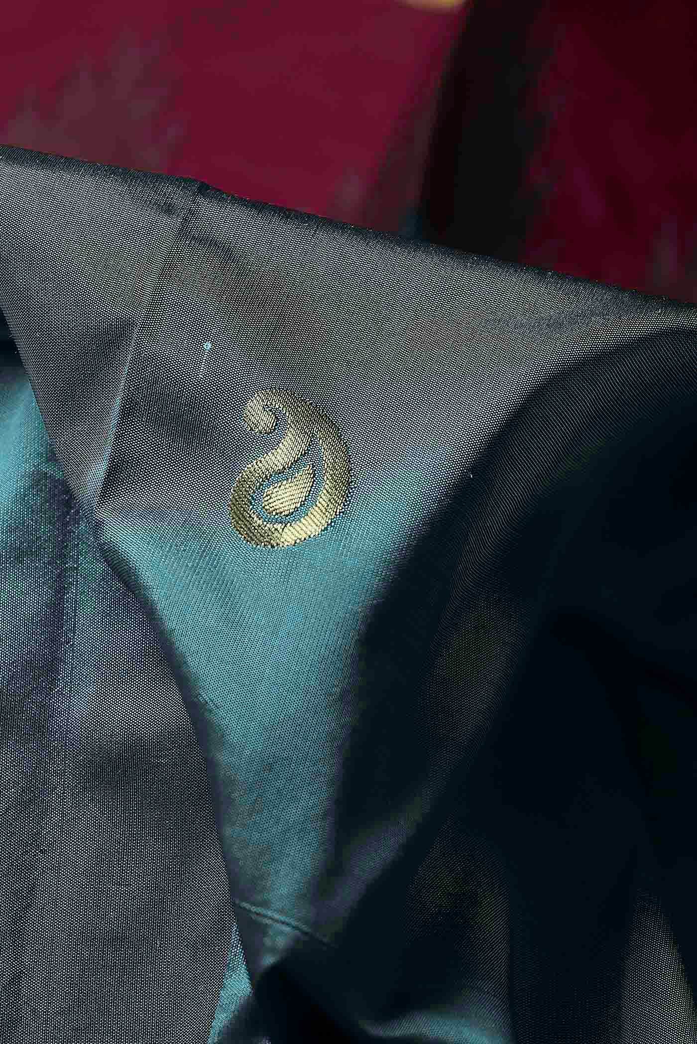Blue Bangalore Silk Saree