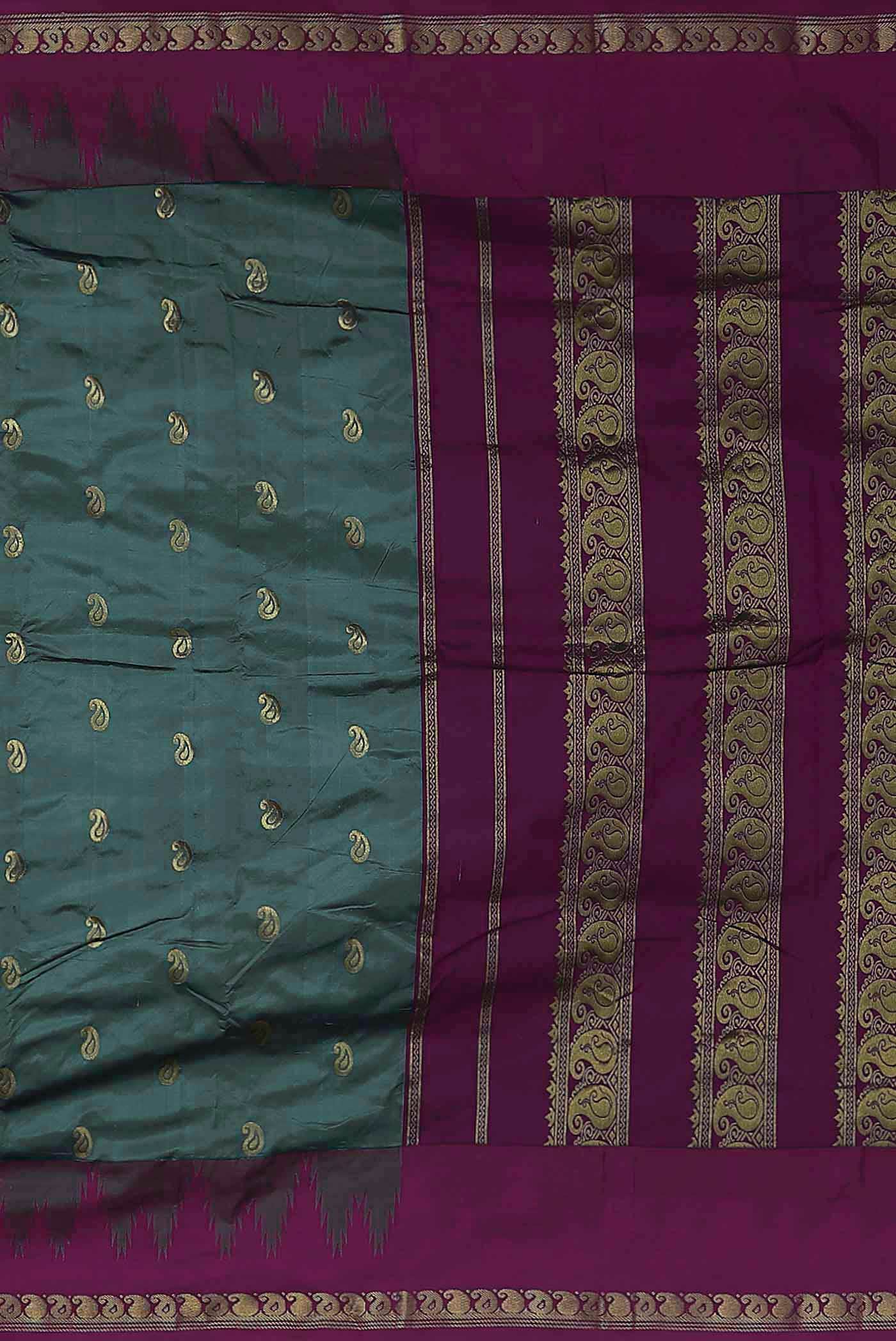 Blue Bangalore Silk Saree