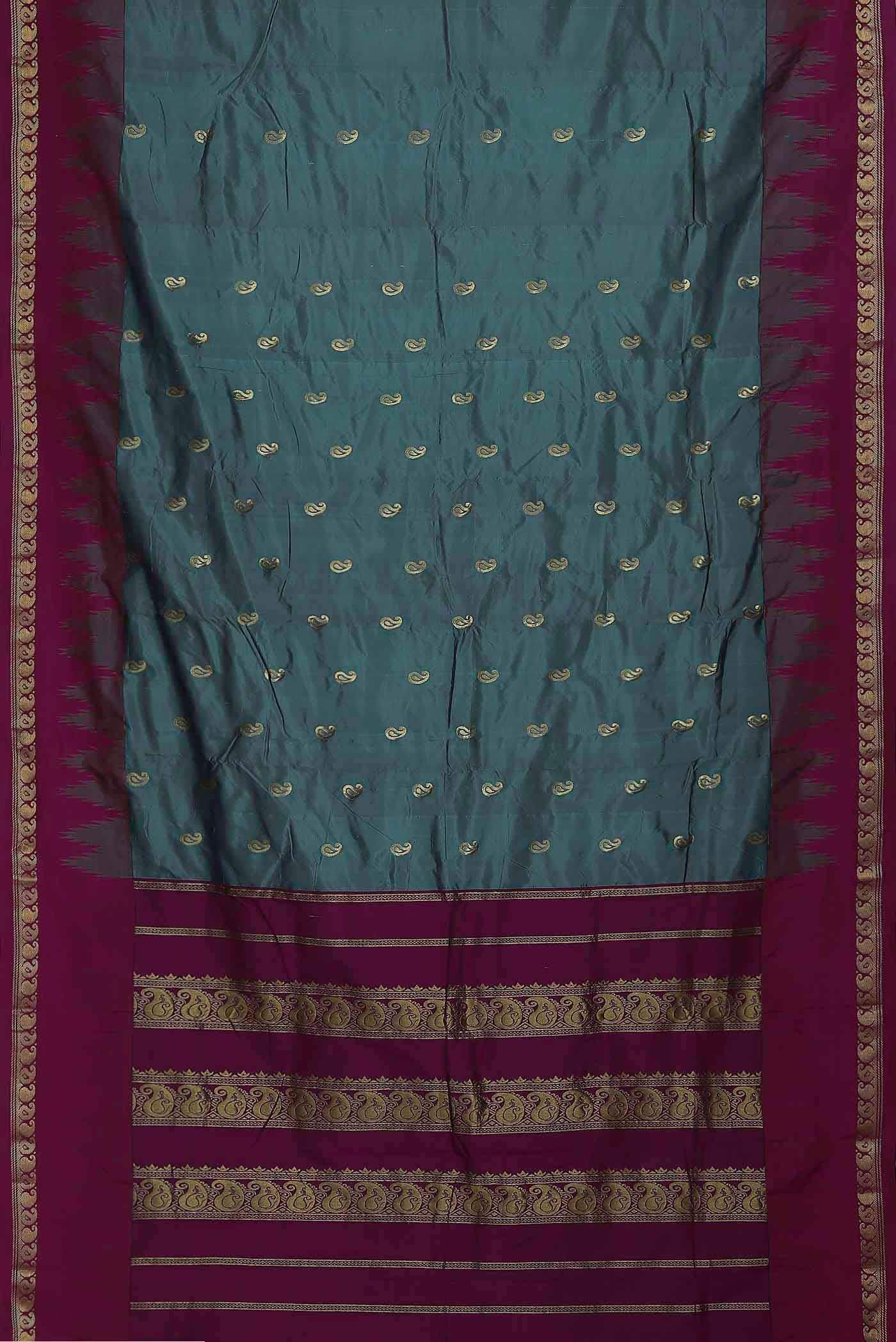 Blue Bangalore Silk Saree