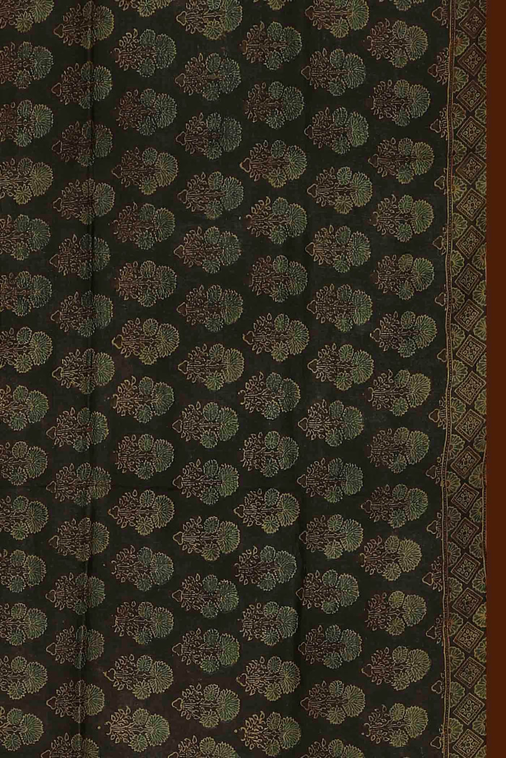 Black Bhagalpuri Tussar Silk Saree