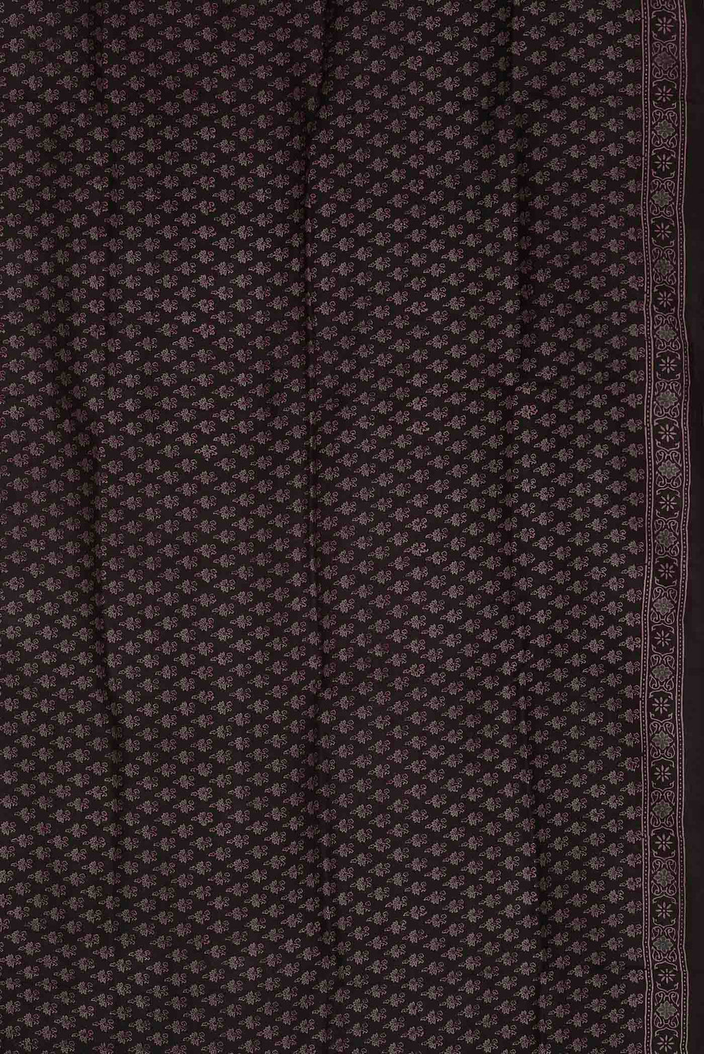 Black Bhagalpuri Tussar Silk Saree