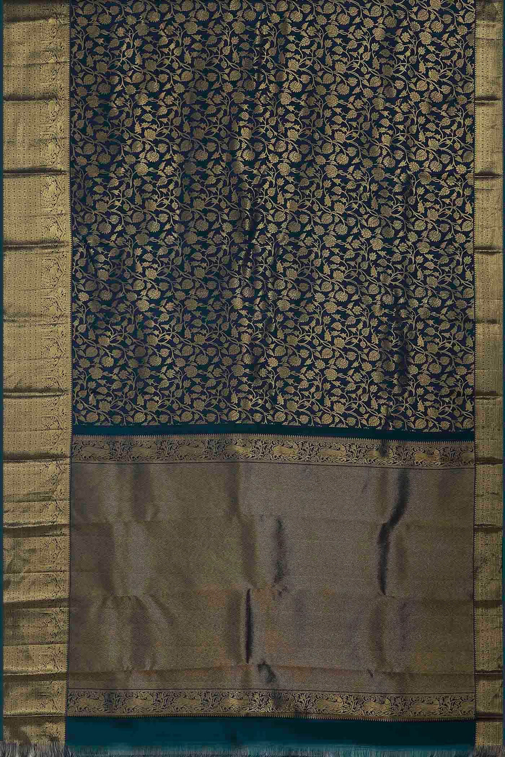 Blue Kanchipuram Silk Saree