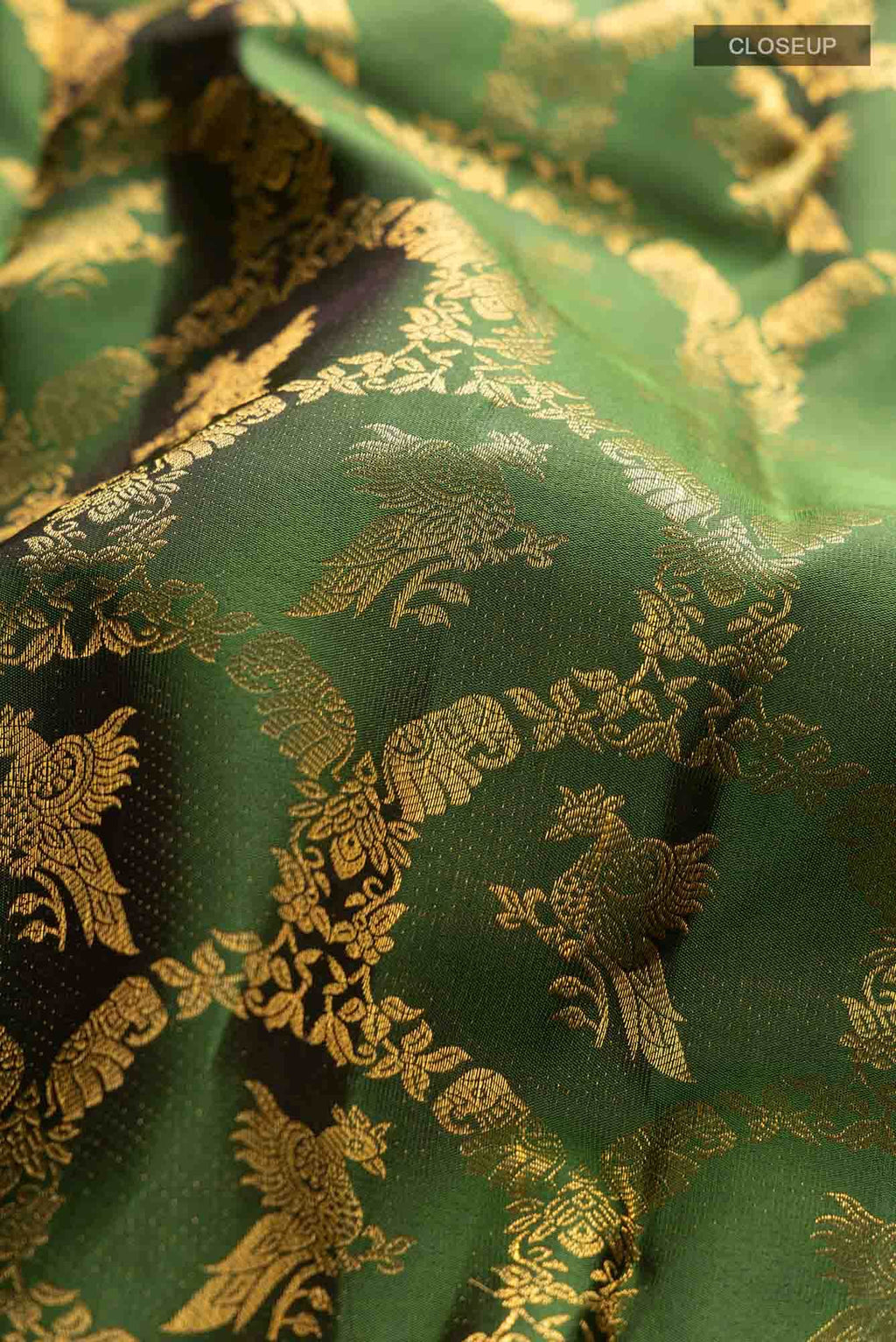Green Kanchipuram Silk Saree