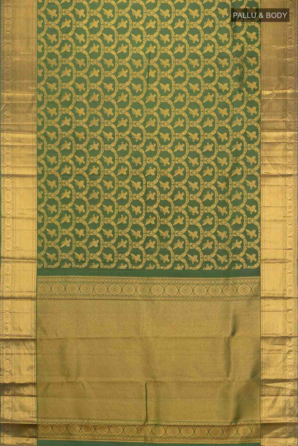 Green Kanchipuram Silk Saree