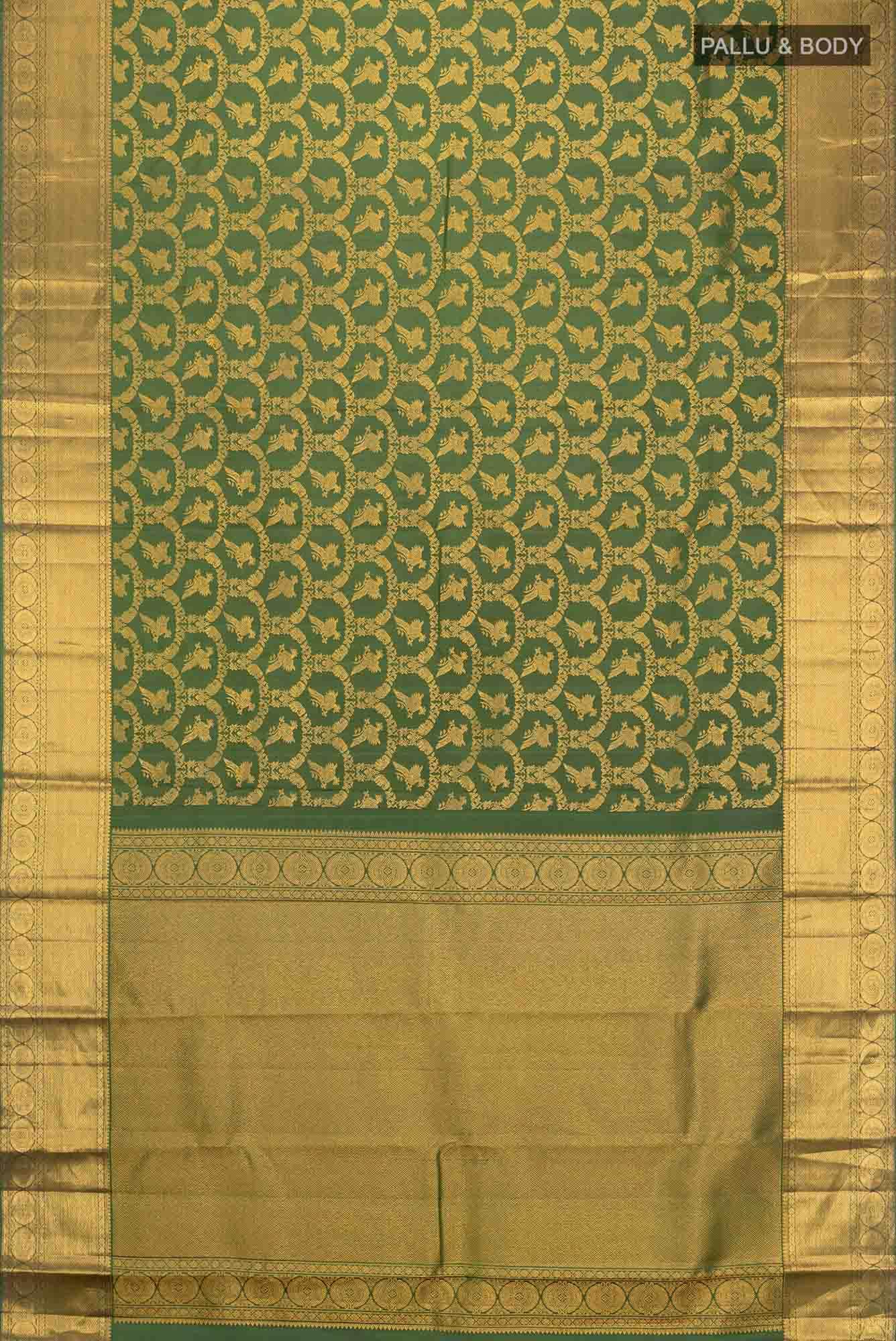 Green Kanchipuram Silk Saree
