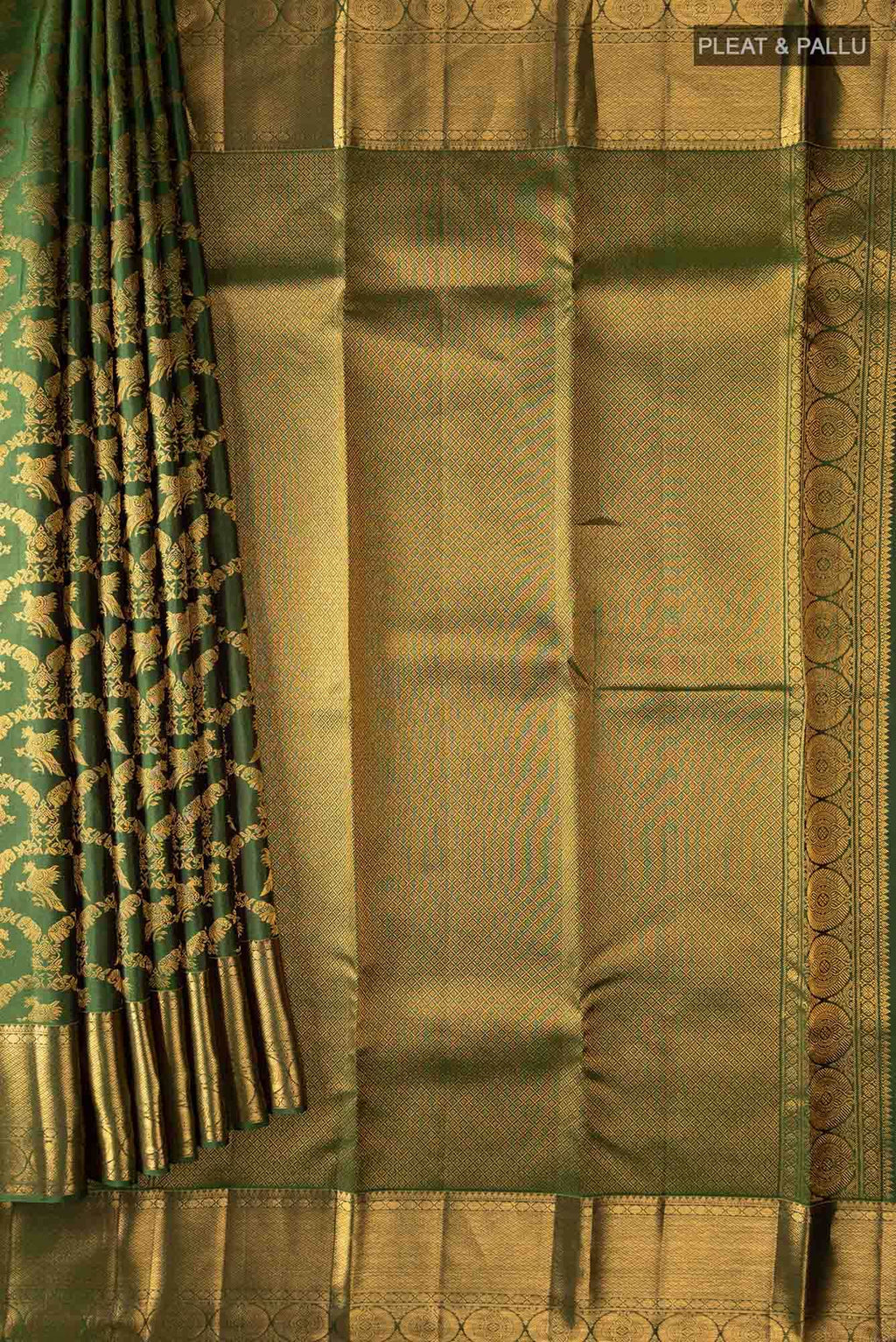 Green Kanchipuram Silk Saree