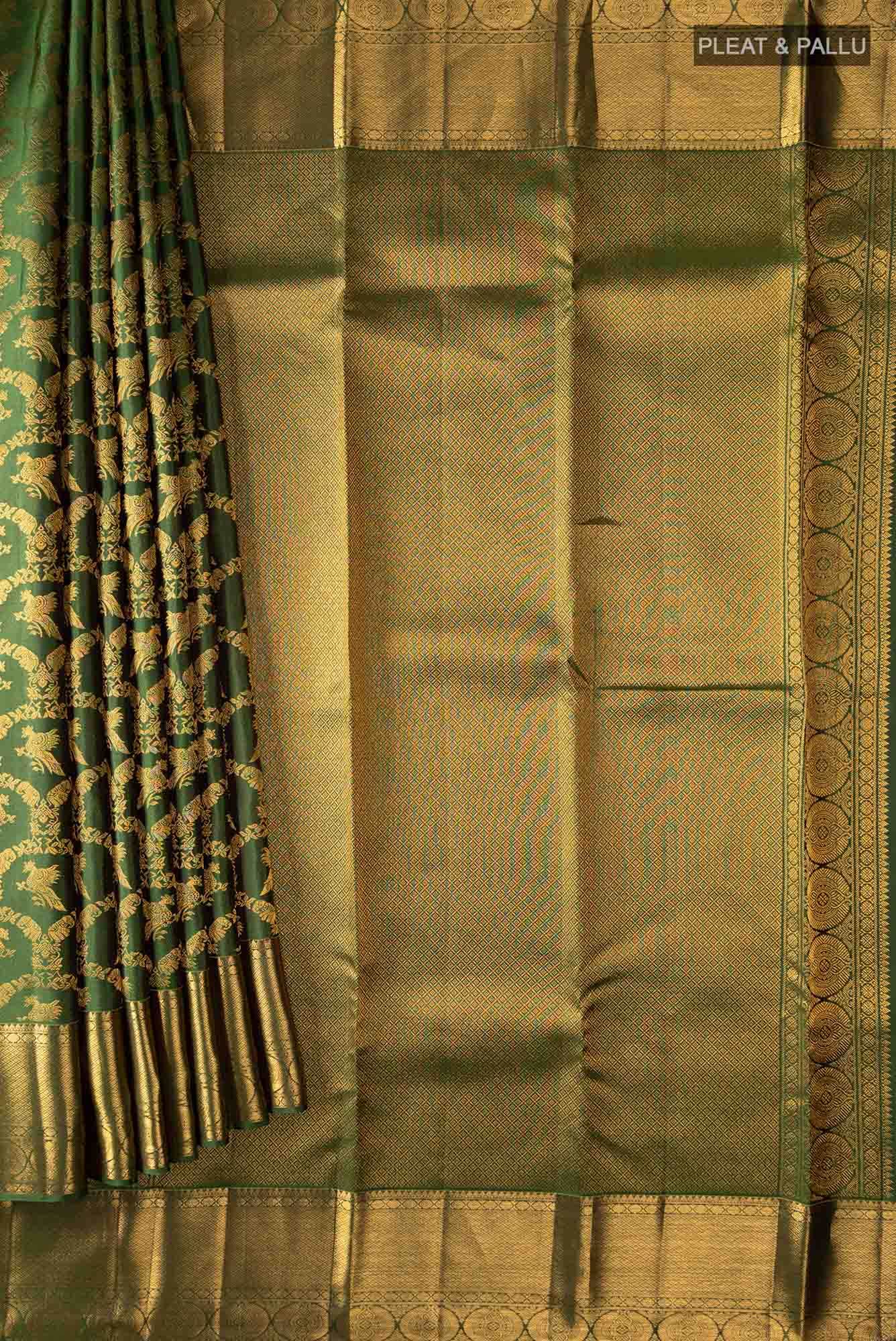 Green Kanchipuram Silk Saree