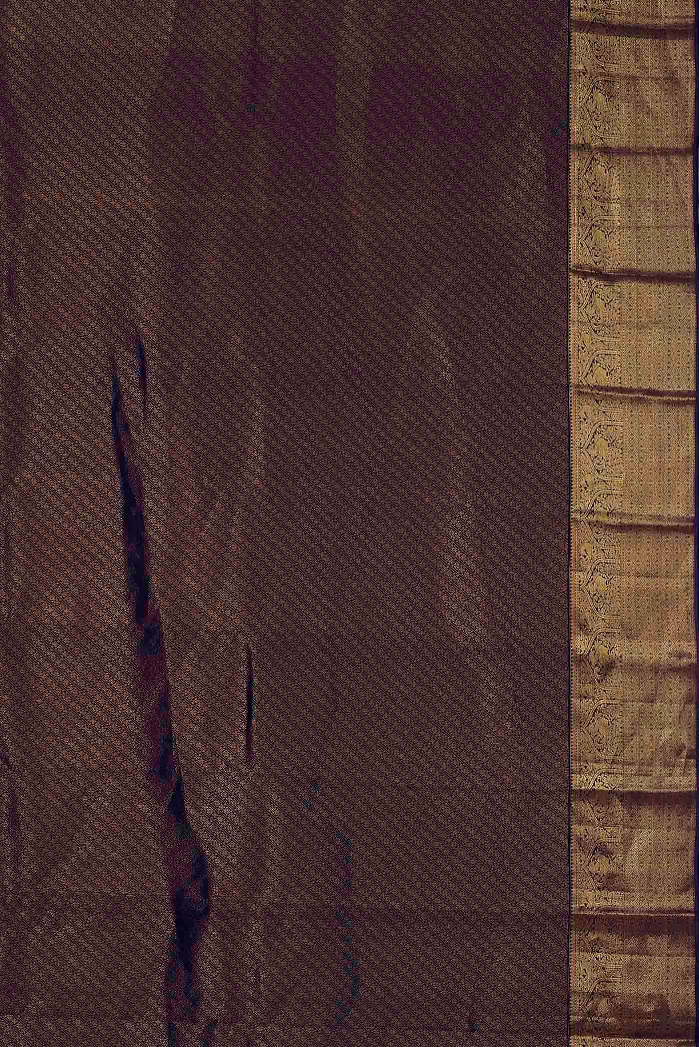 Blue Kanchipuram Silk Saree