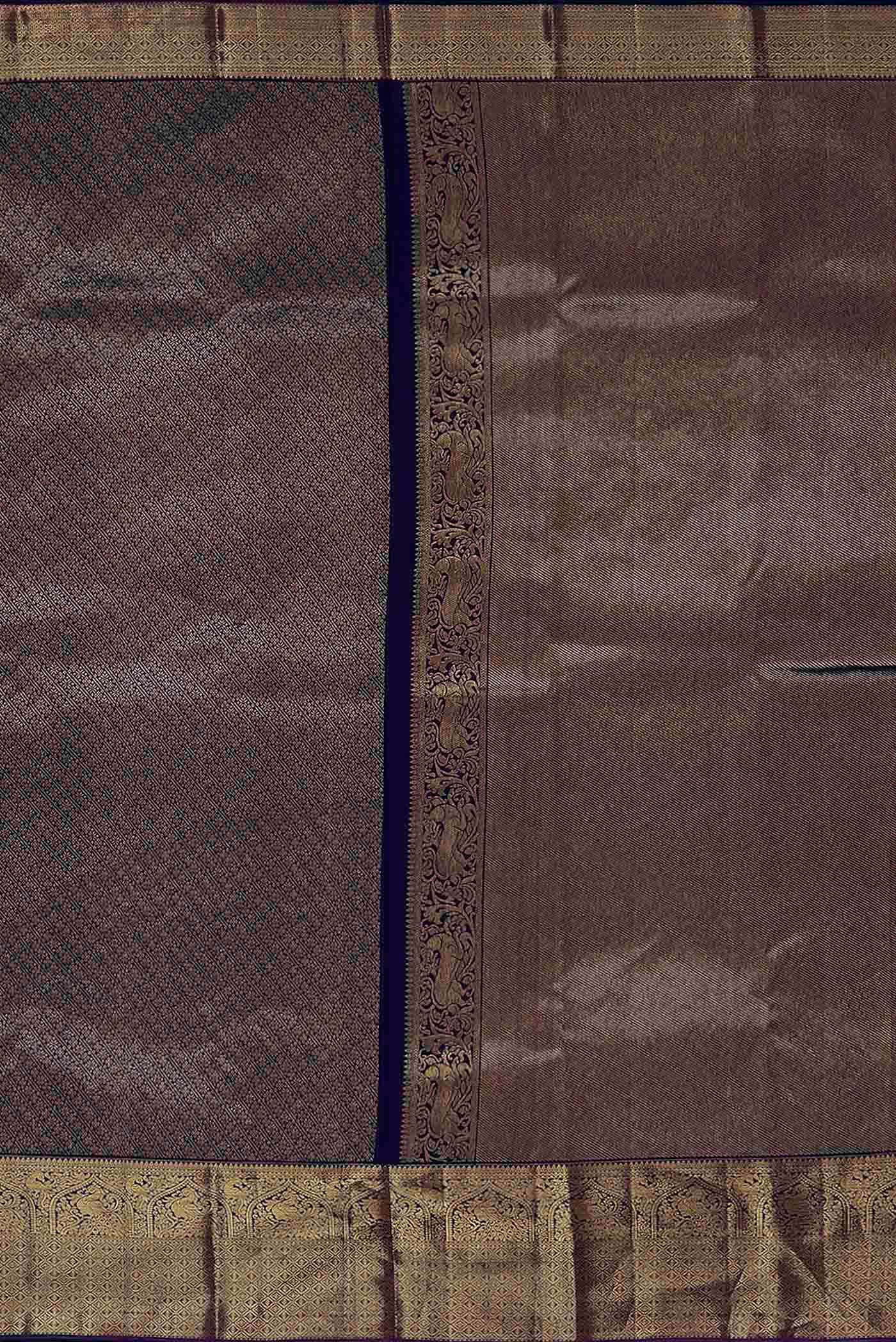 Blue Kanchipuram Silk Saree