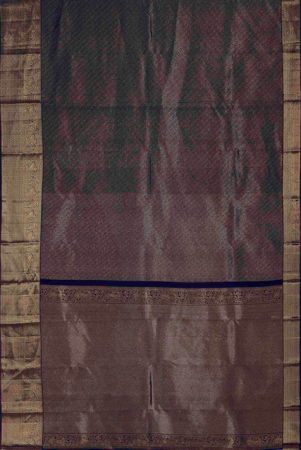 Blue Kanchipuram Silk Saree