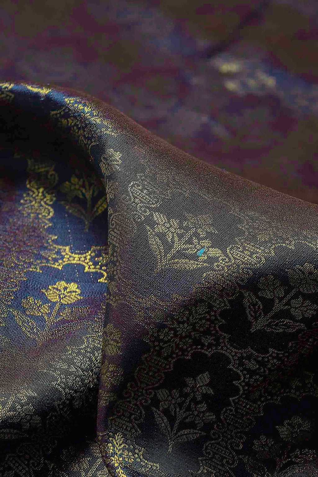 Blue Kanchipuram Silk Saree