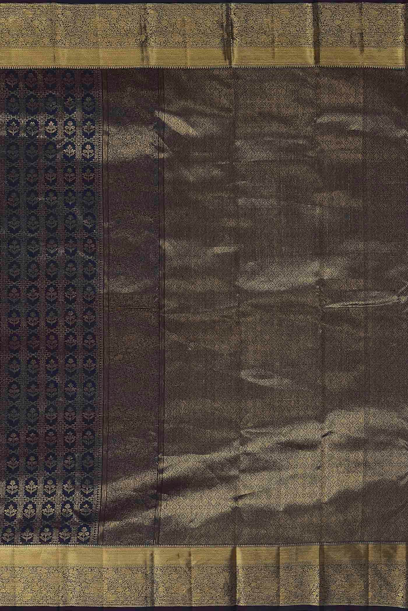 Blue Kanchipuram Silk Saree