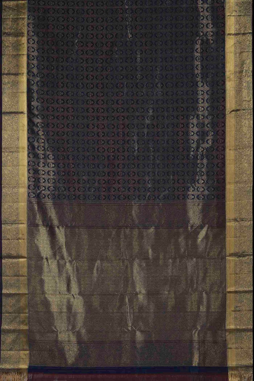 Blue Kanchipuram Silk Saree